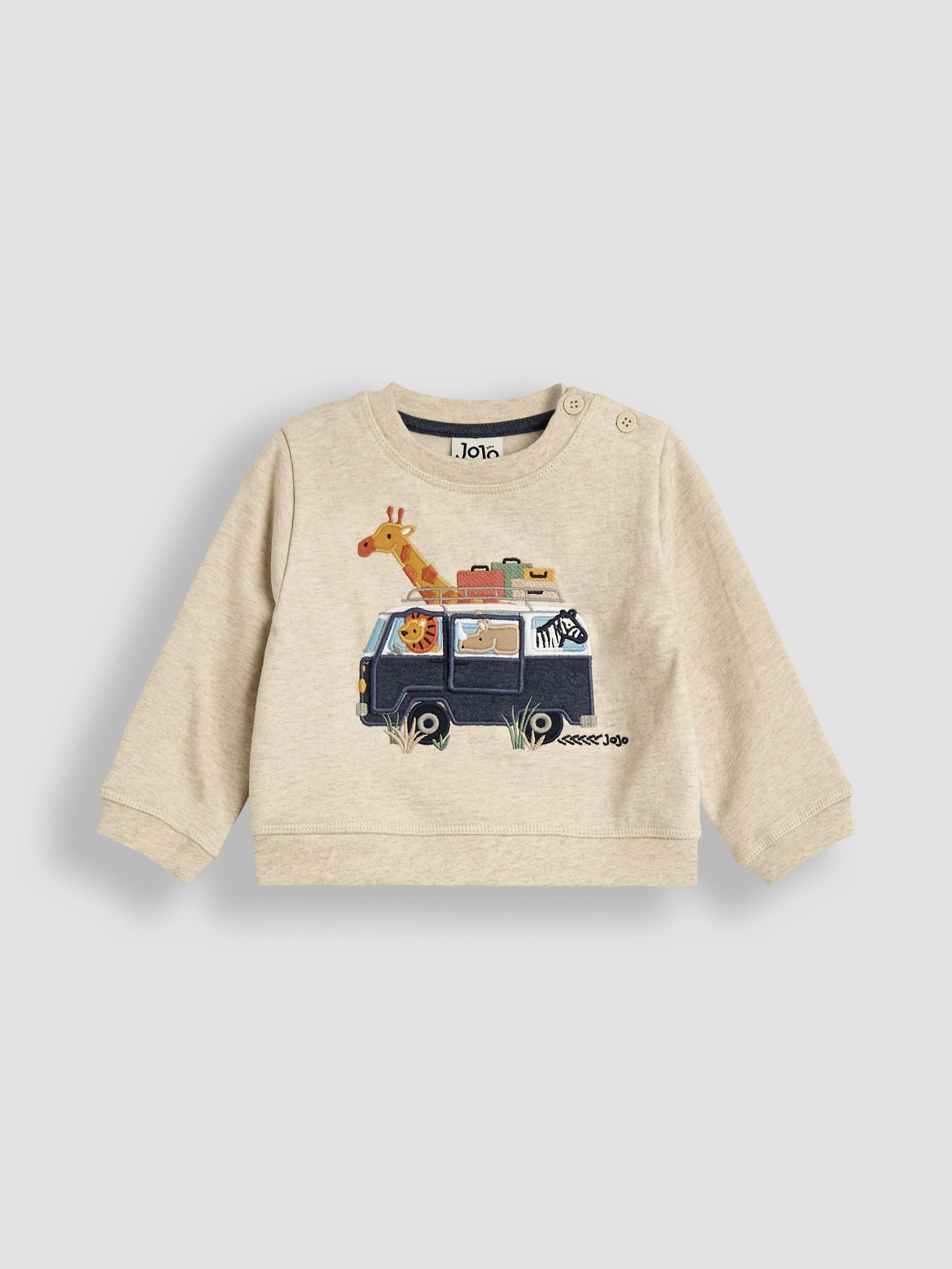 Natural Safari Appliqué Sweatshirt & Leggings Set - Image 4 of 6