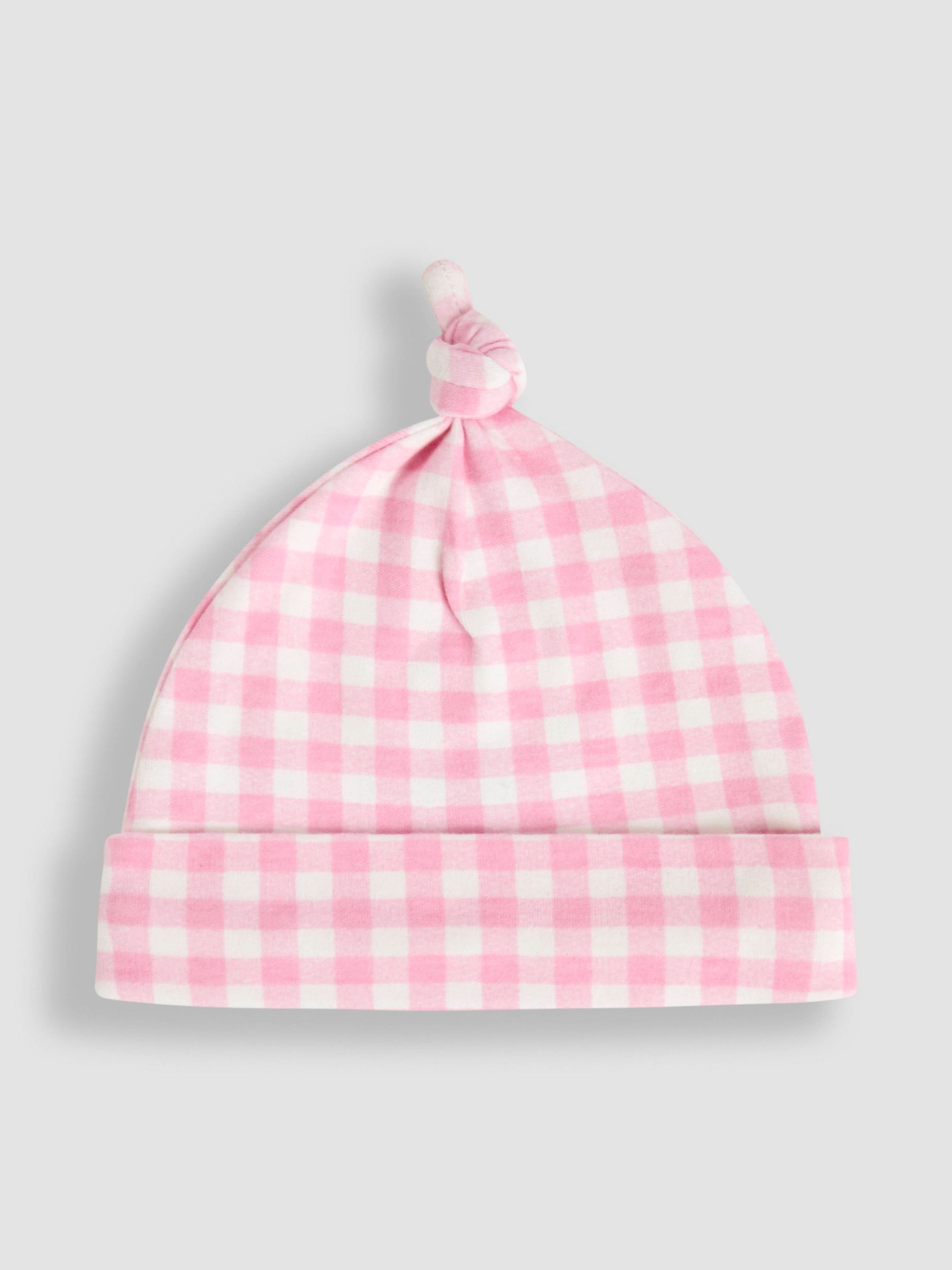 Pink Gingham Baby Hat - Image 2 of 3