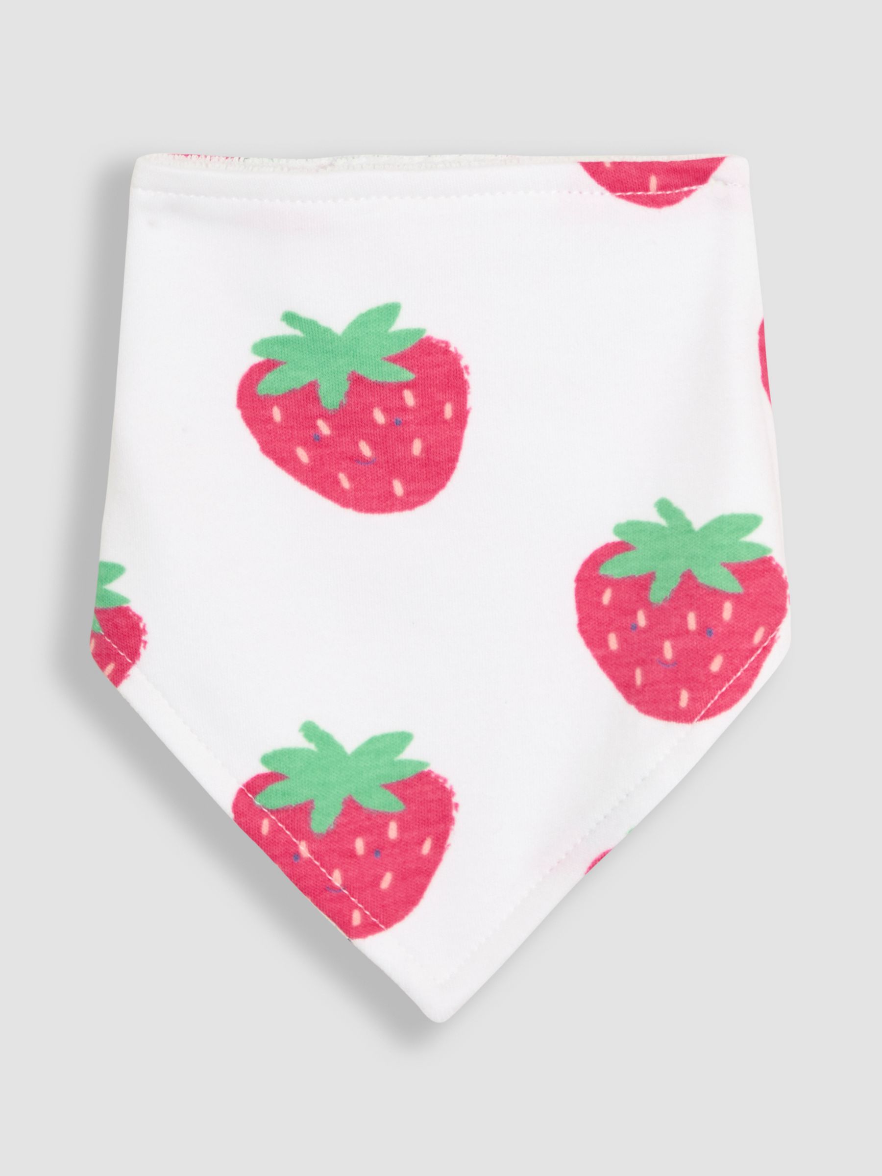 Red Strawberry Dribble Bibs 2 Pack - Image 4 of 5