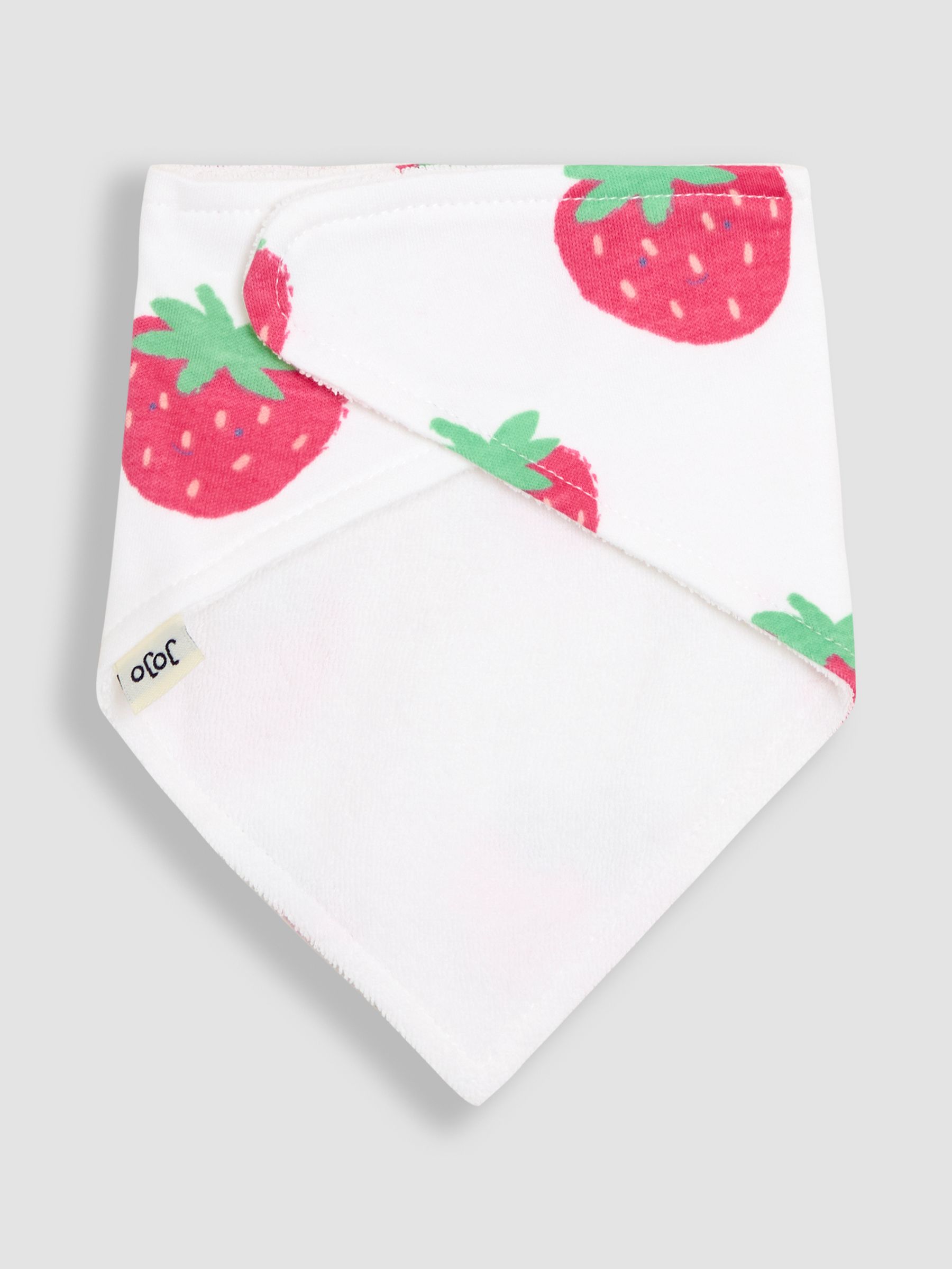 Red Strawberry Dribble Bibs 2 Pack - Image 5 of 5