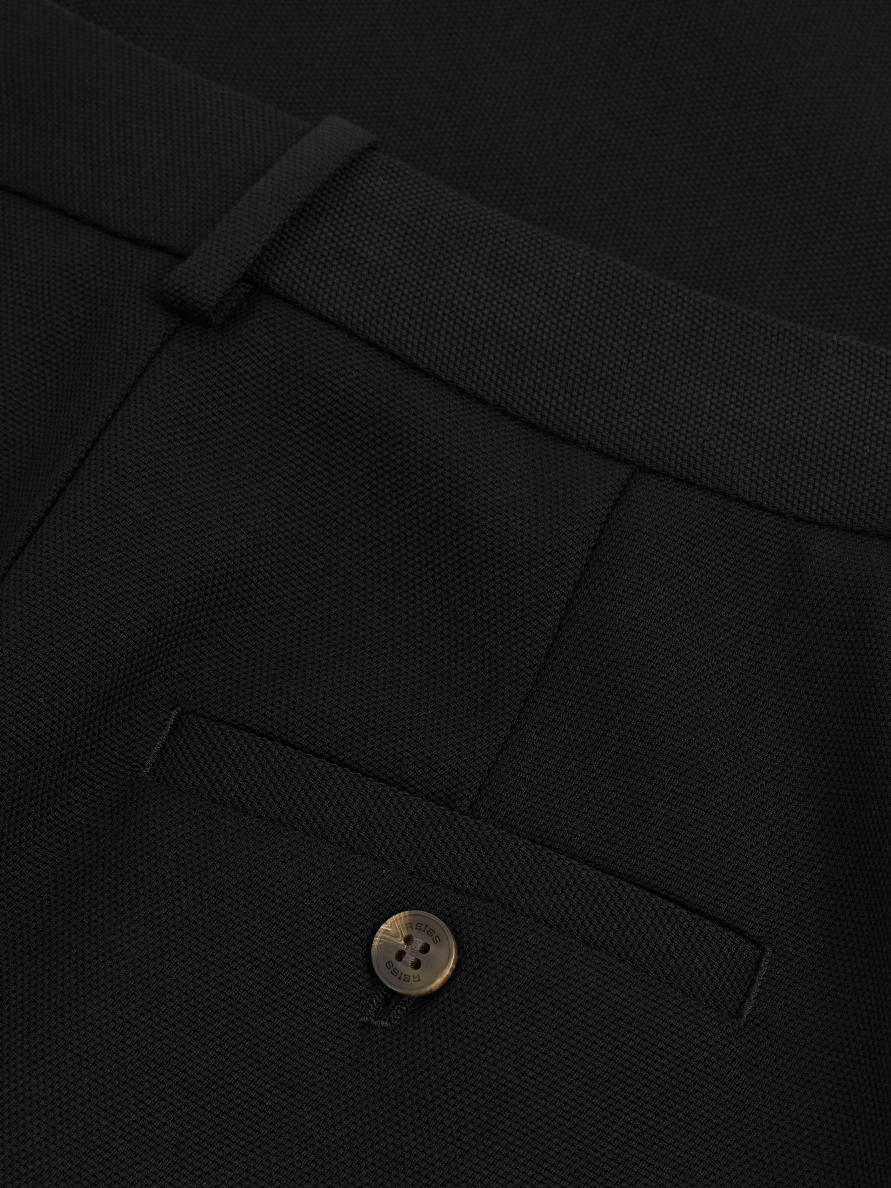 Wool-Blend Tailored Pencil Skirt in Black - Image 7 of 7