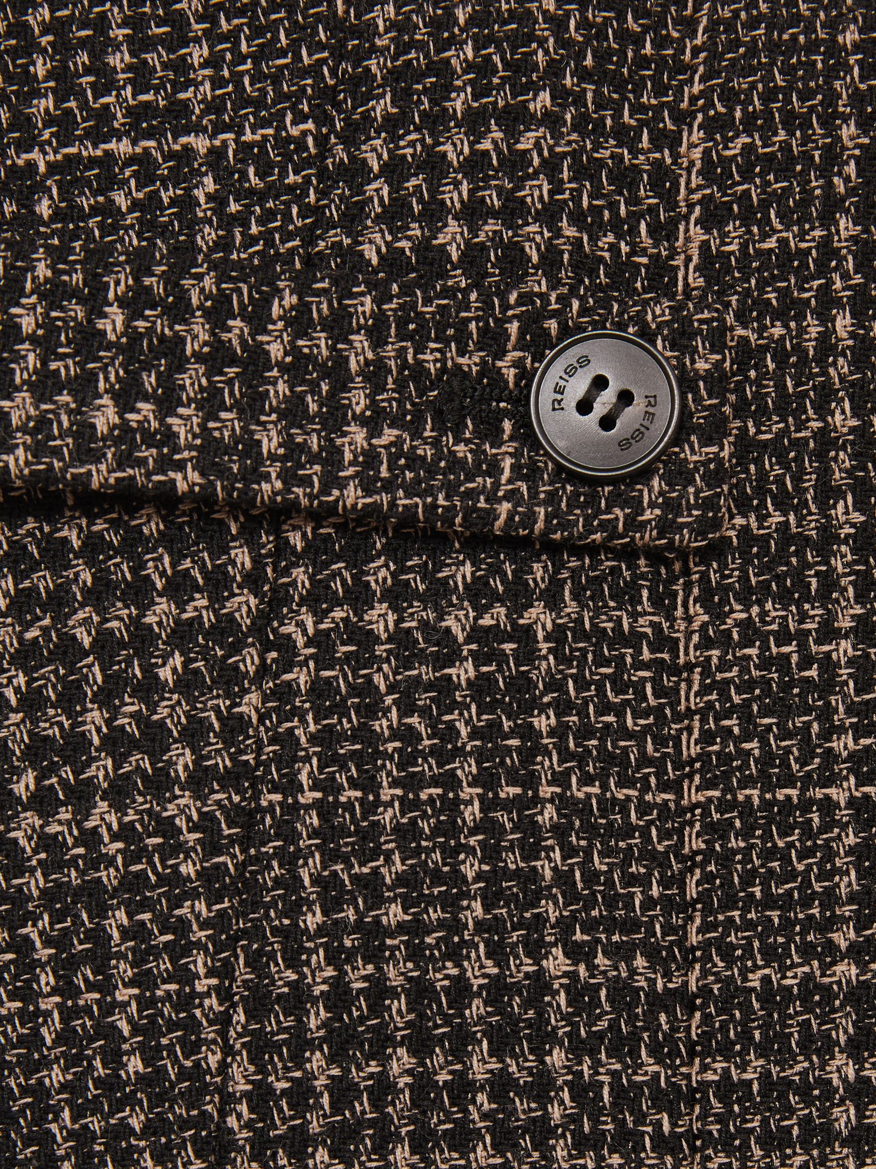 Tweed Pleated Mini Skirt in Brown - Image 6 of 6