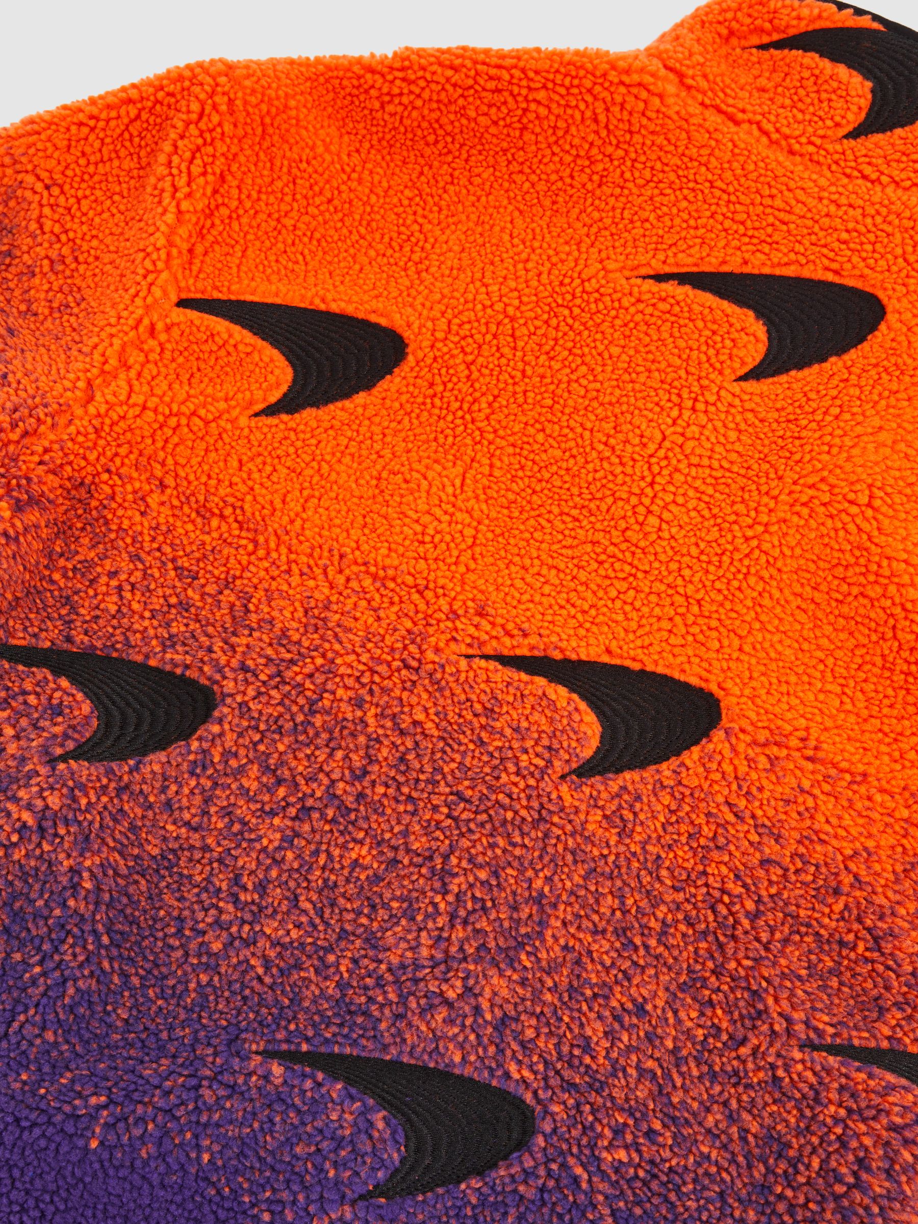 McLaren F1 Team Ombré Fleece Jacket Unisex Fit in Papaya Orange/Purple - Image 9 of 10