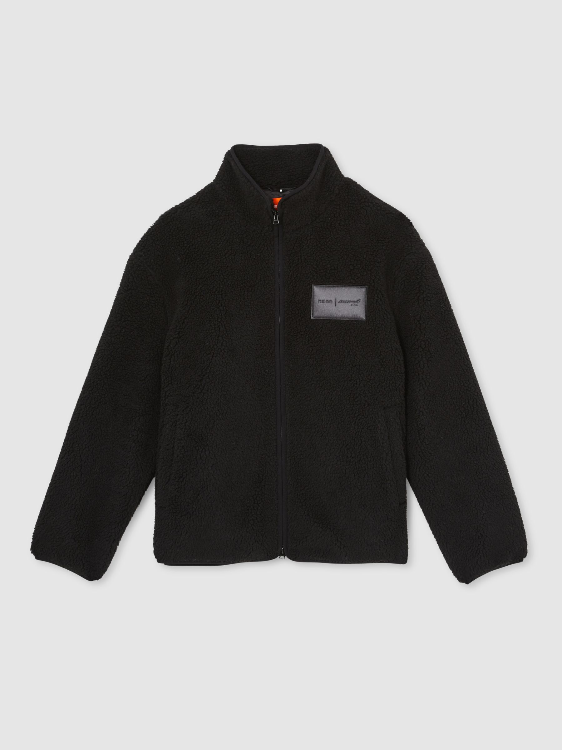 McLaren F1 Team Embroidered Fleece Jacket Unisex Fit in Black - Image 2 of 10