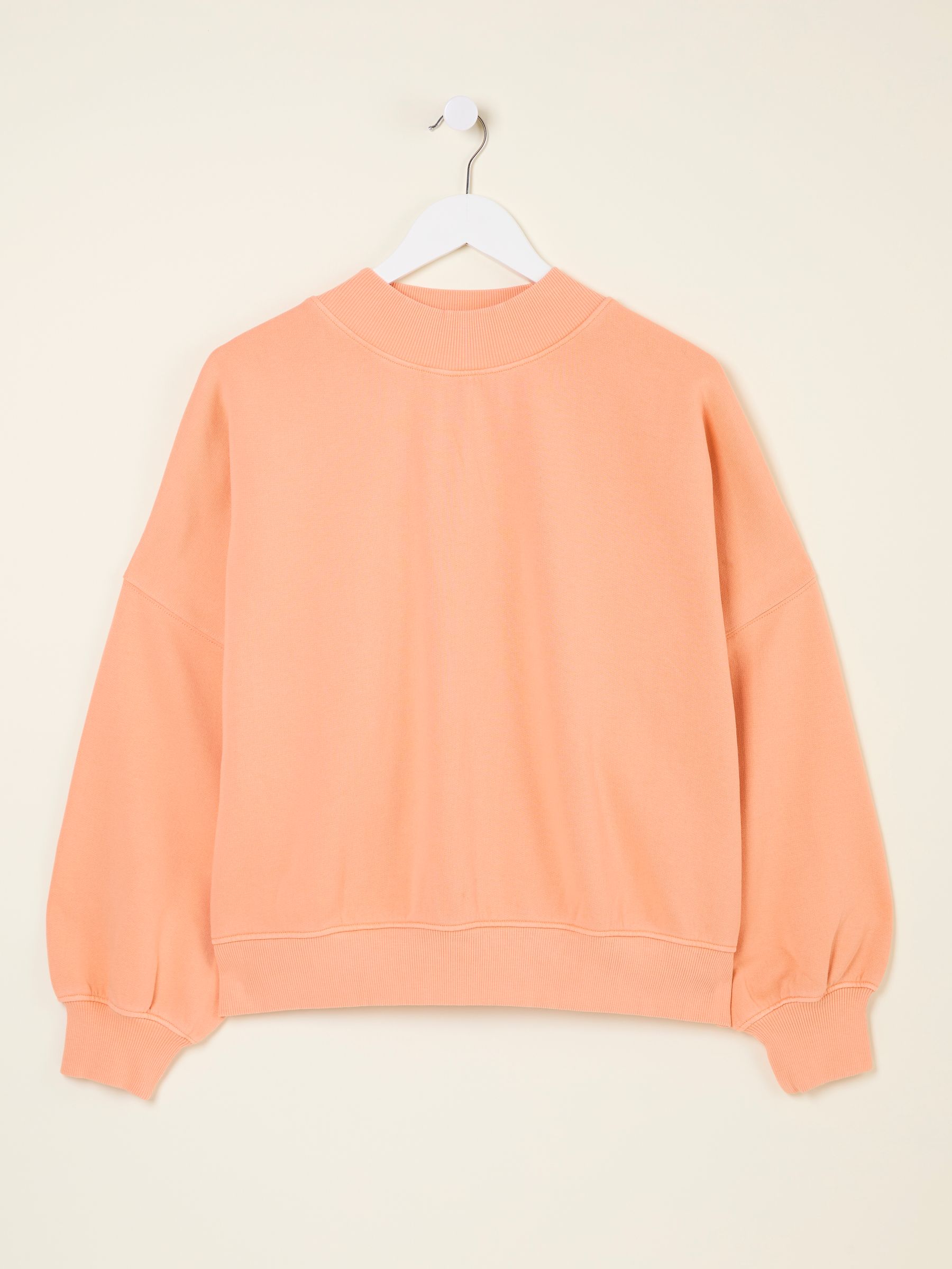 Lara Peach Pink Crew Sweatshirt - Image 5 of 5