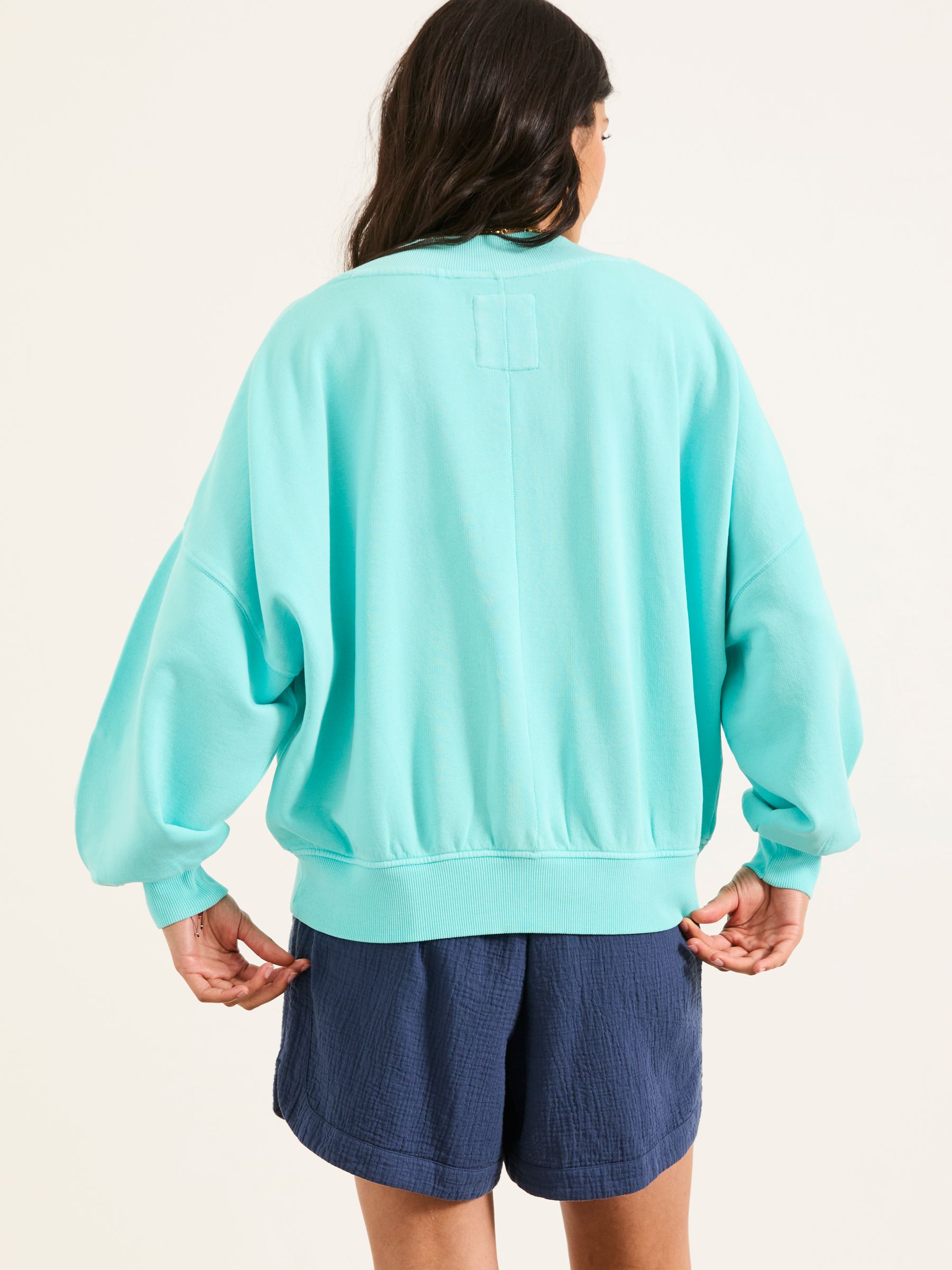 Lara Blue Crew Sweatshirt - Image 2 of 6