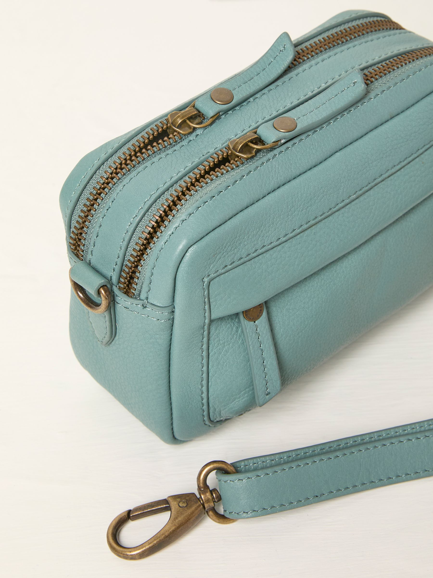 Light Blue Small Cross-Body Bag - Image 2 of 2