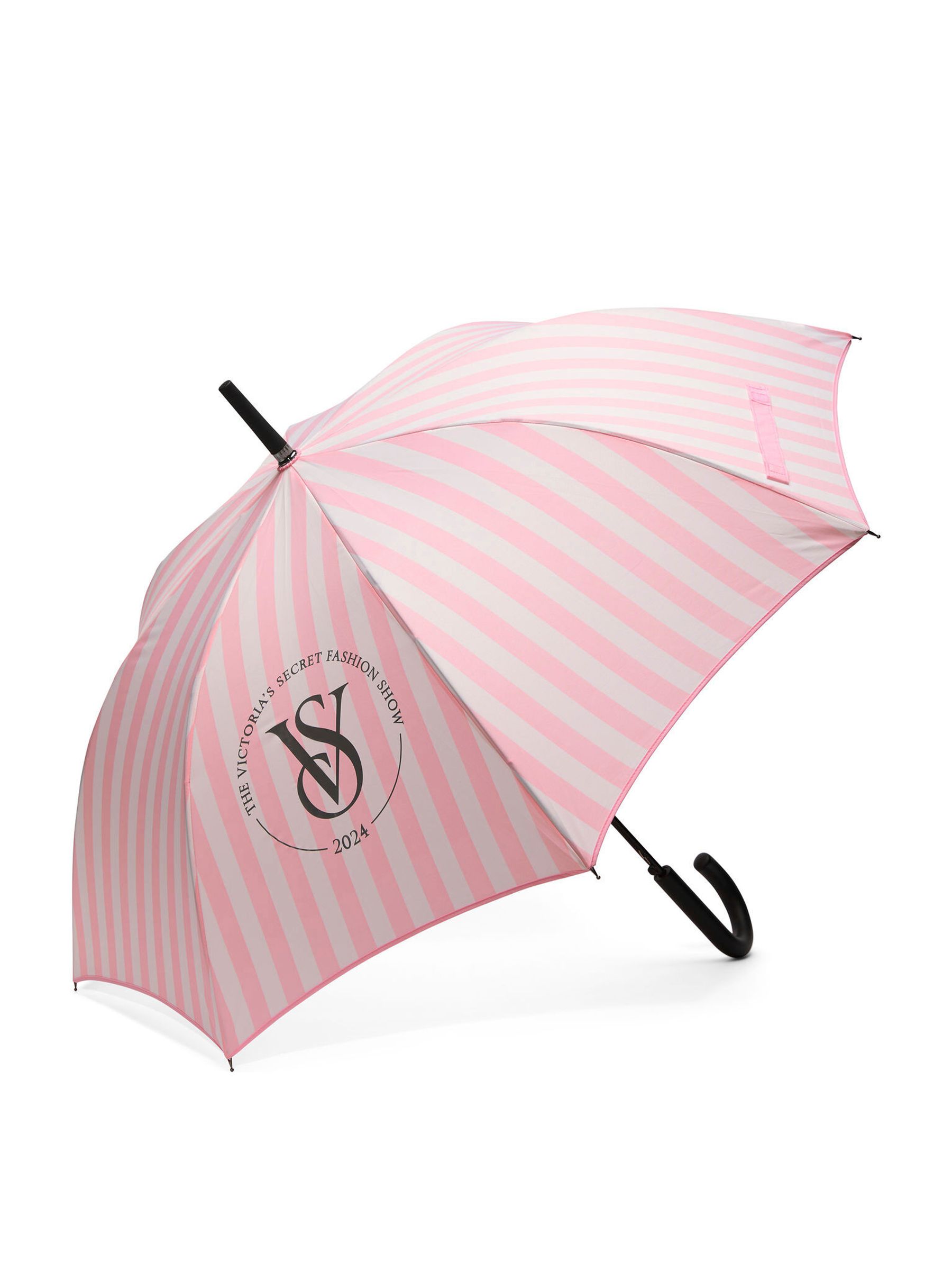 Pink Iconic Stripe Fashion Show 24 Umbrella - Image 2 of 4
