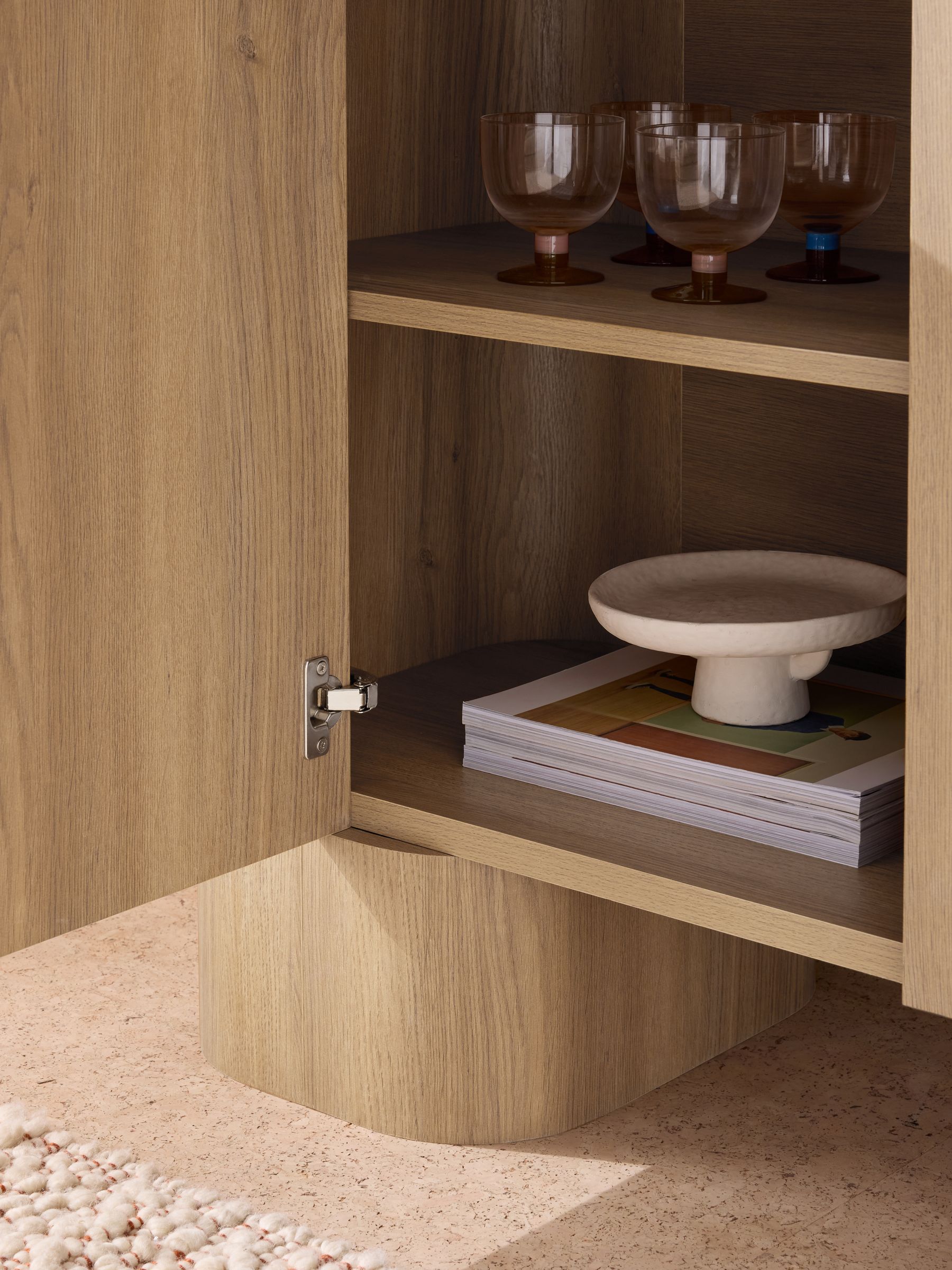 Kain Large Large Sideboard in Light Oak Effect - Image 2 of 8