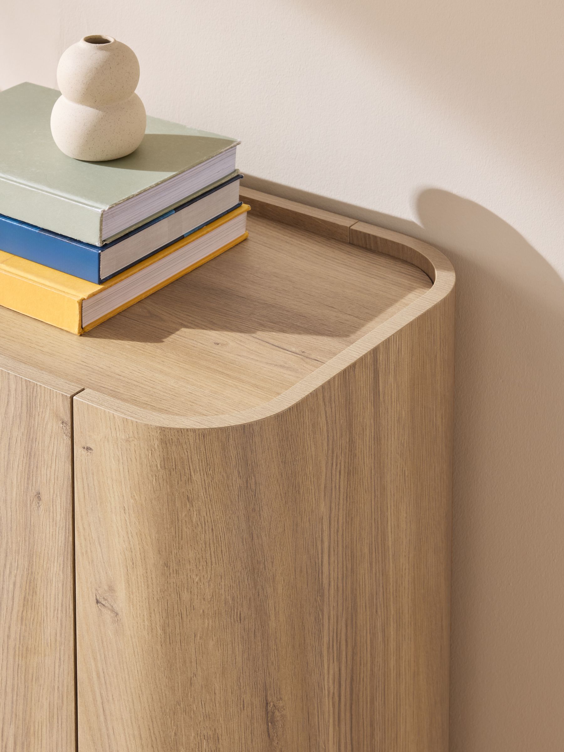 Kain Large Large Sideboard in Light Oak Effect - Image 3 of 8