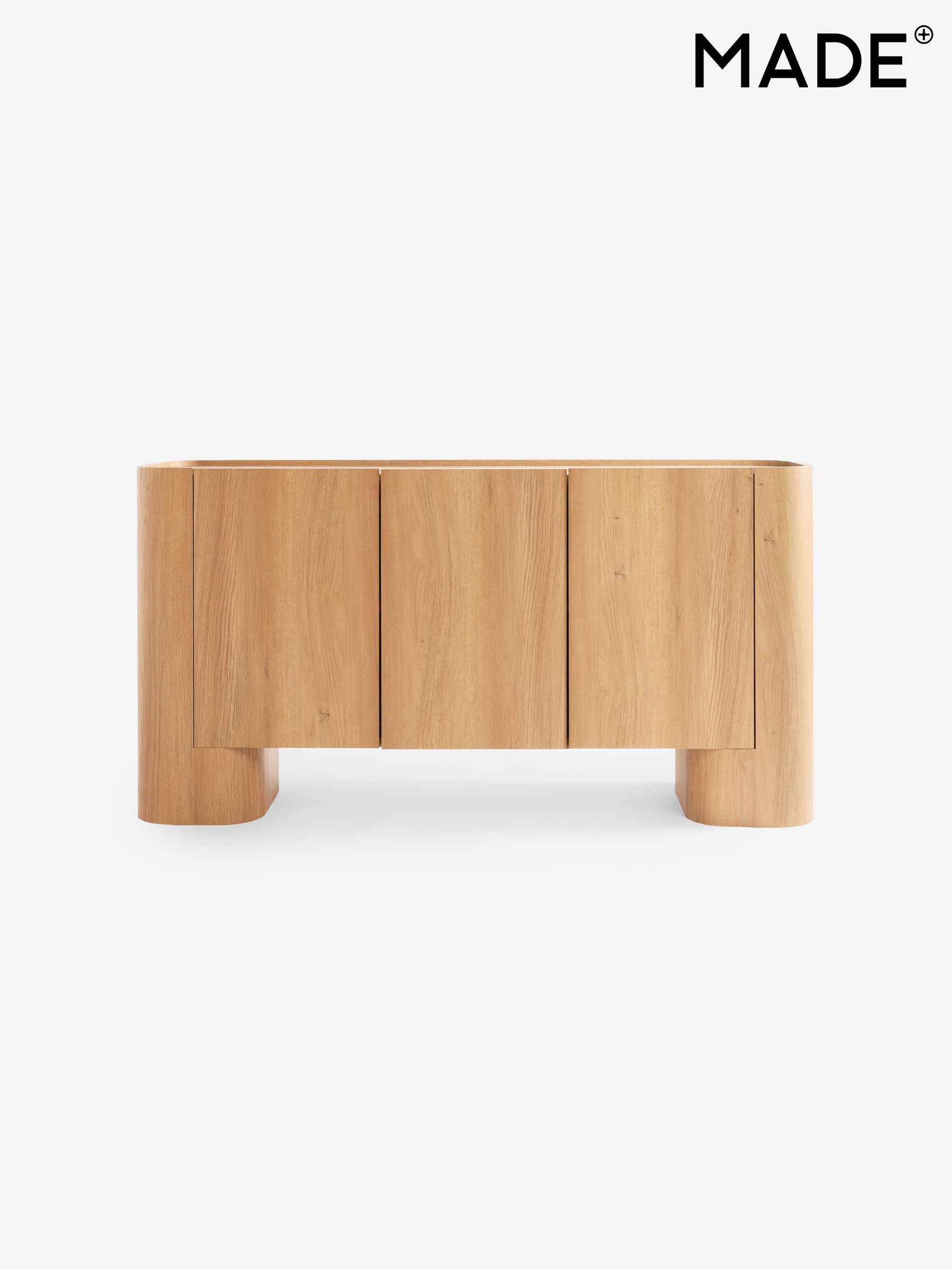 Kain Large Large Sideboard in Light Oak Effect - Image 6 of 8