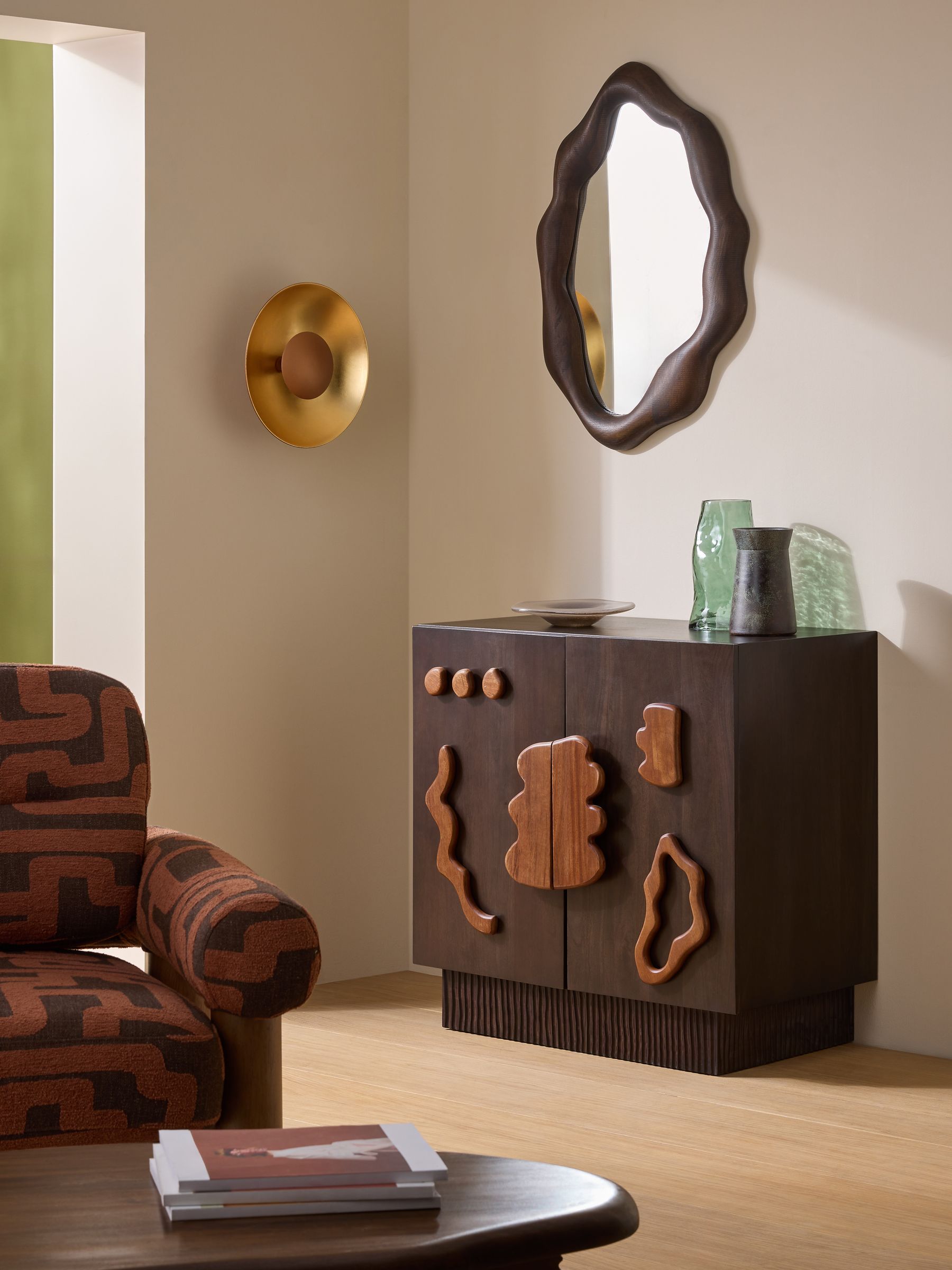 Amma Sideboard in Dark Mango Wood - Image 1 of 5