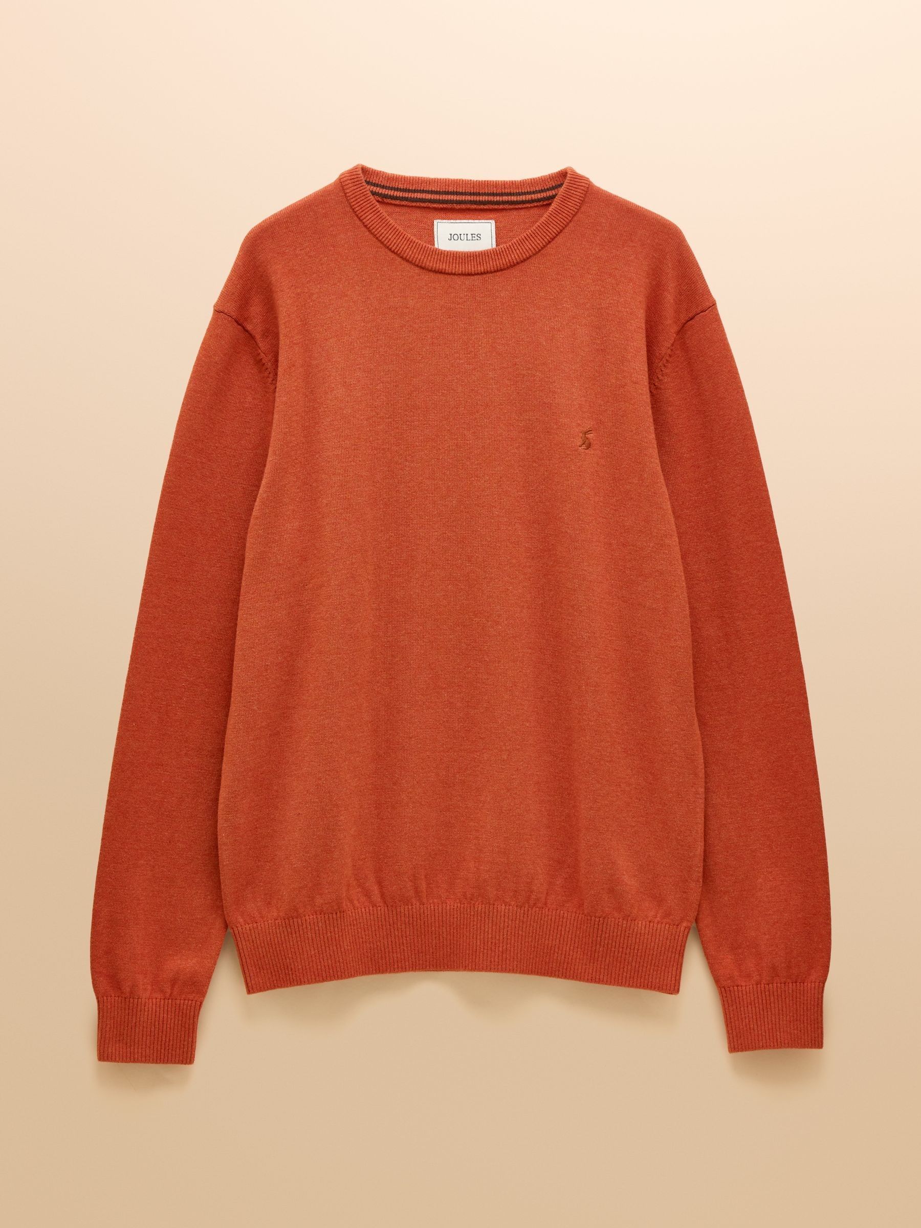 Hillside Orange Crew Neck Knitted Jumper - Image 7 of 7