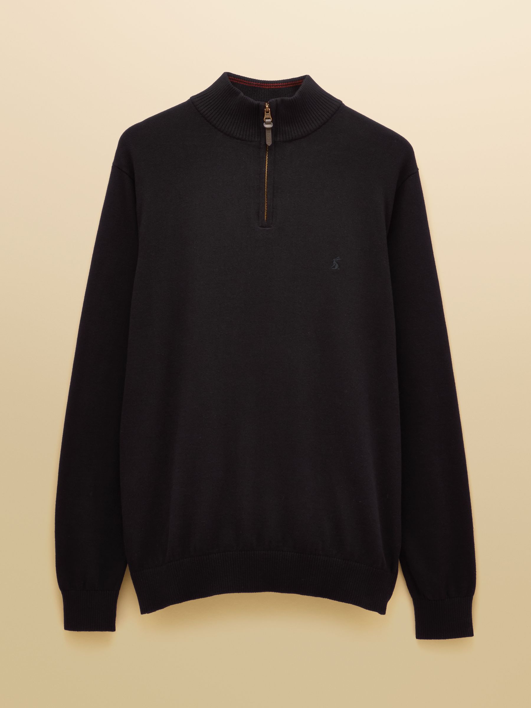 Hillside Black Quarter Zip Knitted Jumper - Image 7 of 7