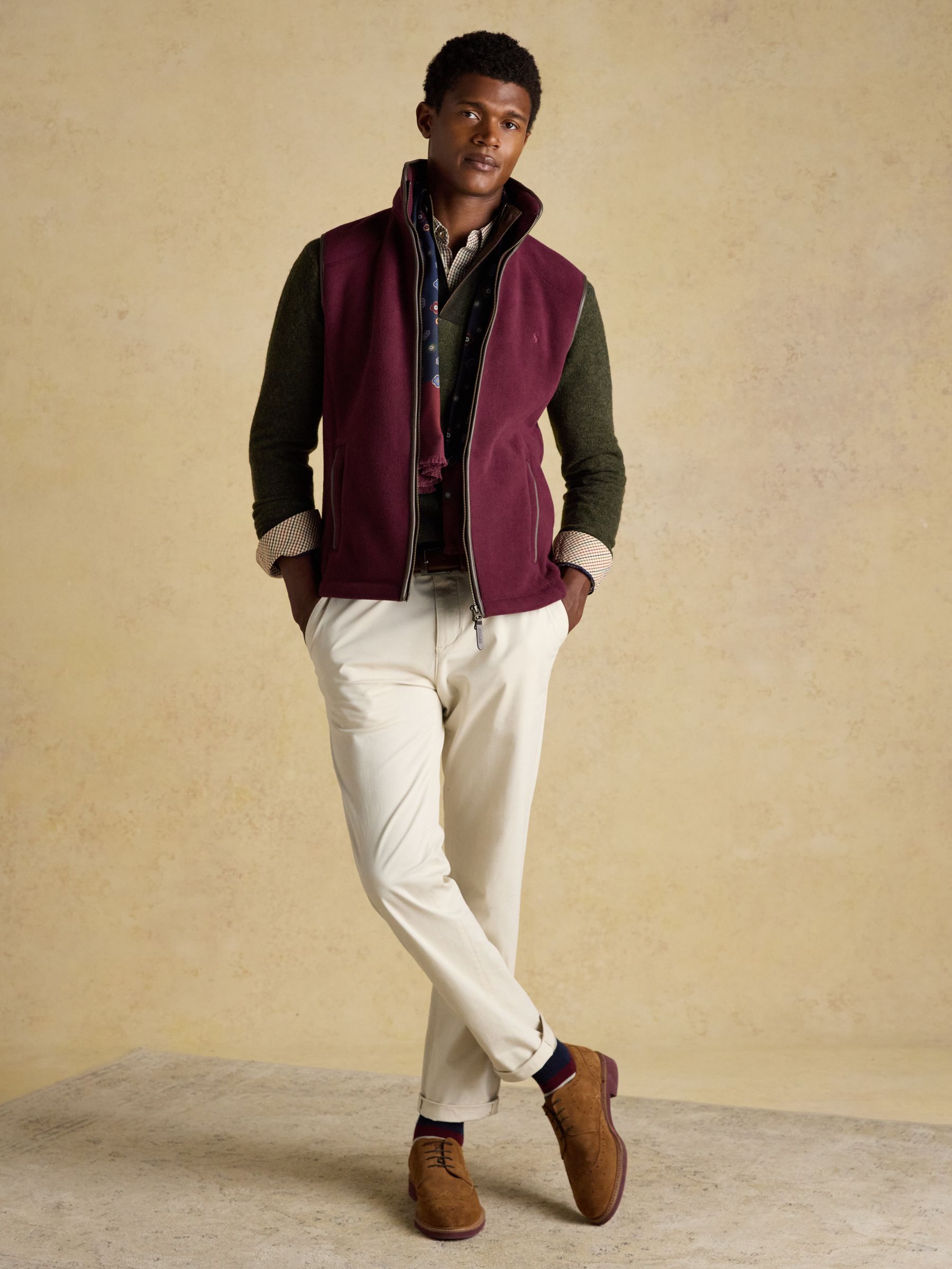 Highland Dark Green Wool-Rich Button Quarter Zip Jumper - Image 11 of 12