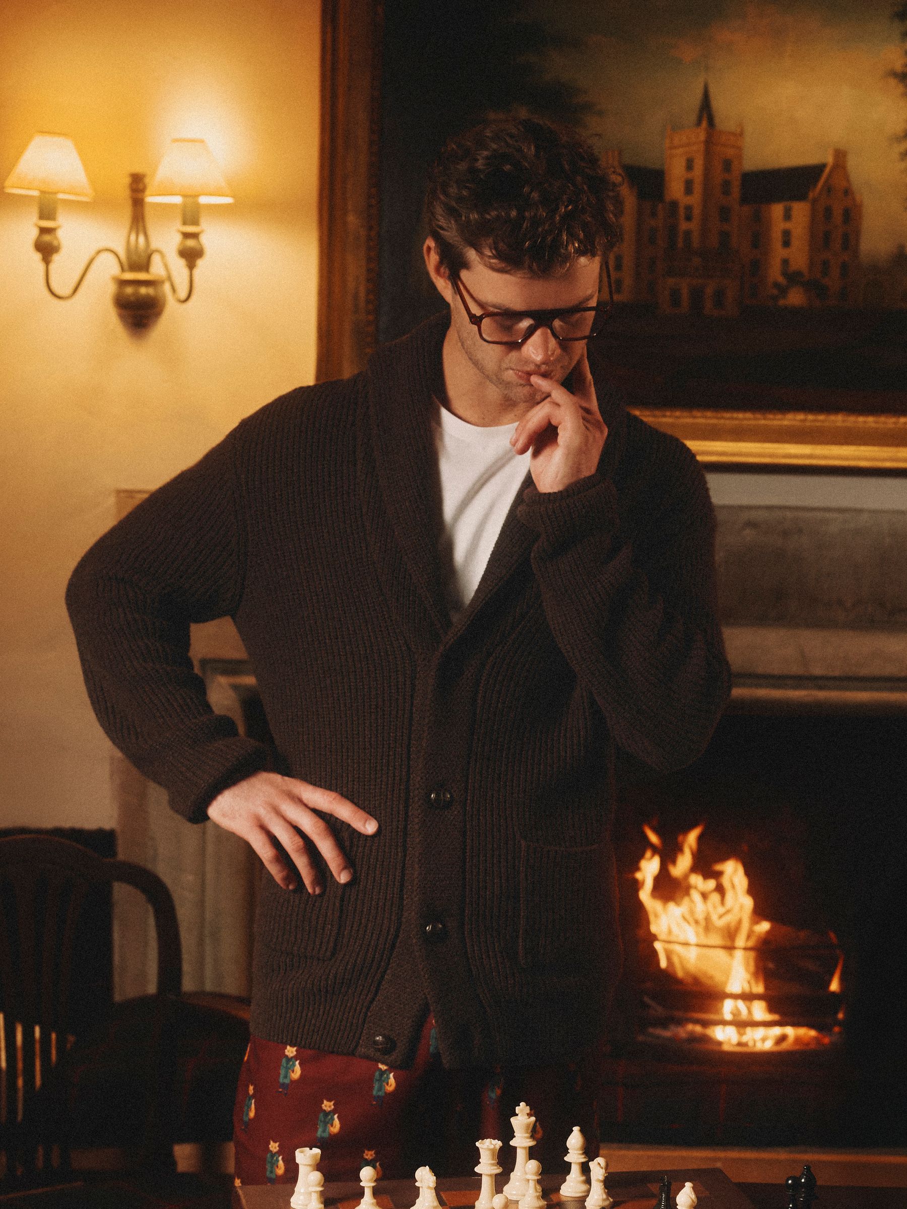 Harrison Brown Shawl Cardigan - Image 1 of 10