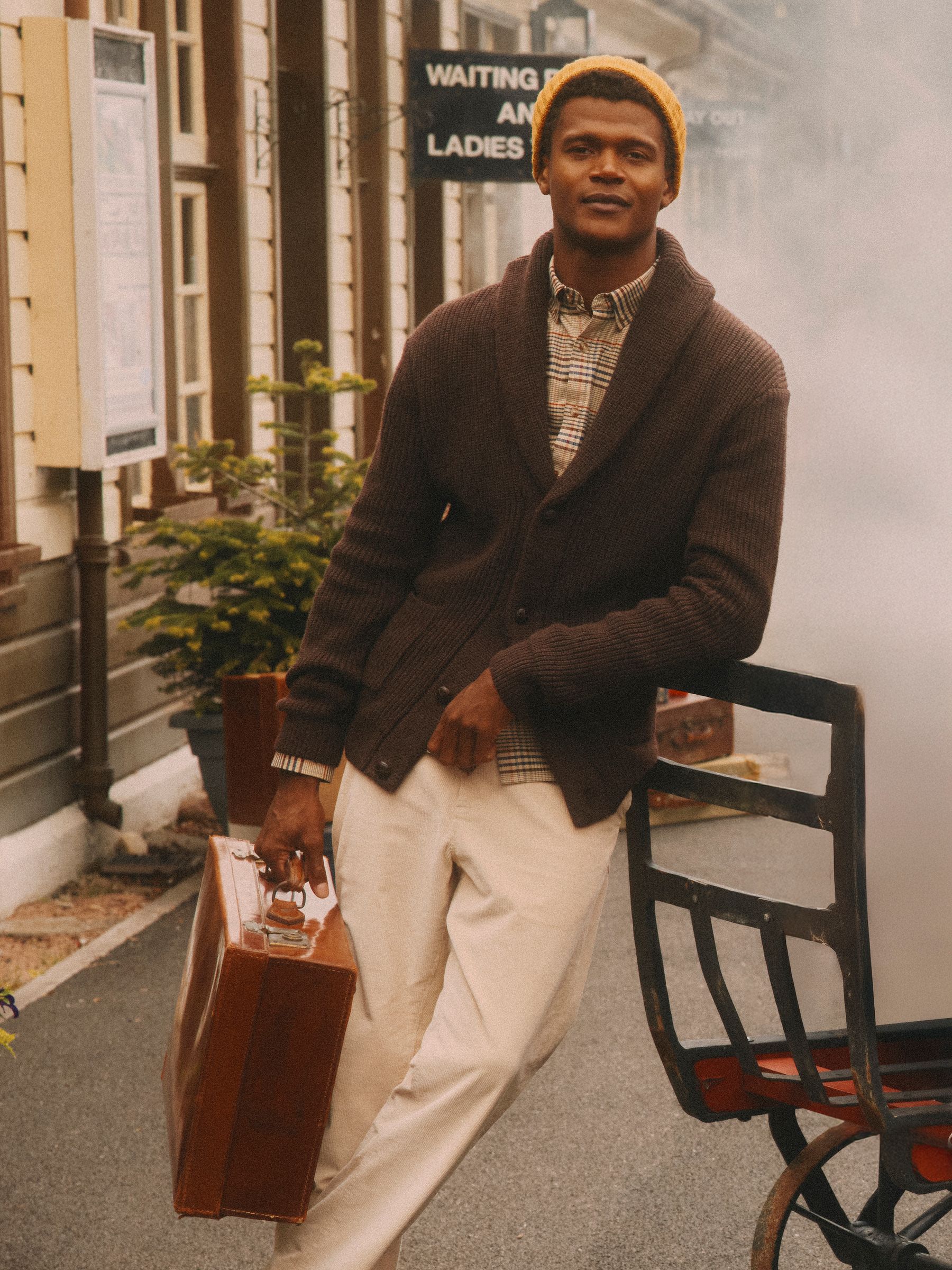 Harrison Brown Shawl Cardigan - Image 2 of 10