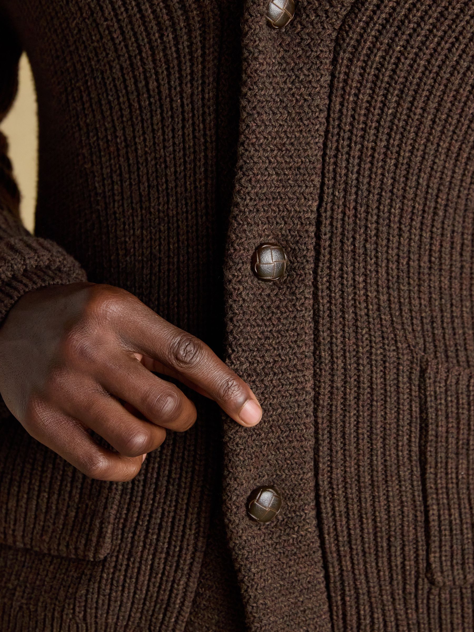 Harrison Brown Shawl Cardigan - Image 8 of 10