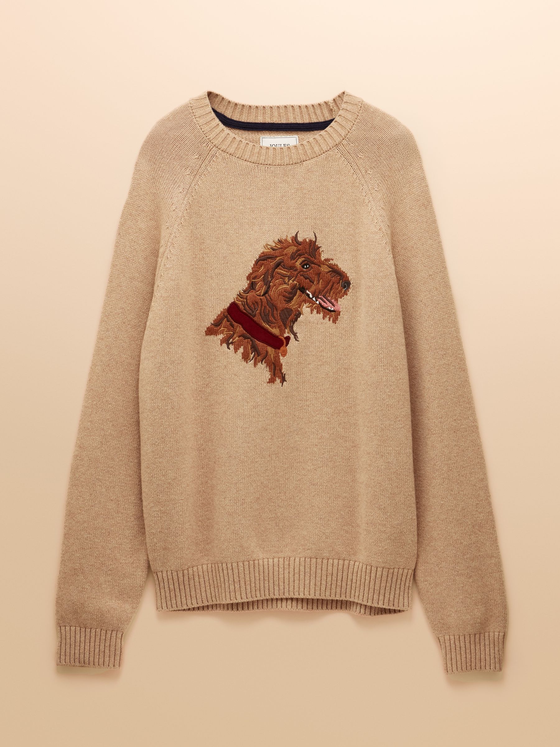 Unisex Oatmeal Irish Wolf Hound Jumper - Image 8 of 8