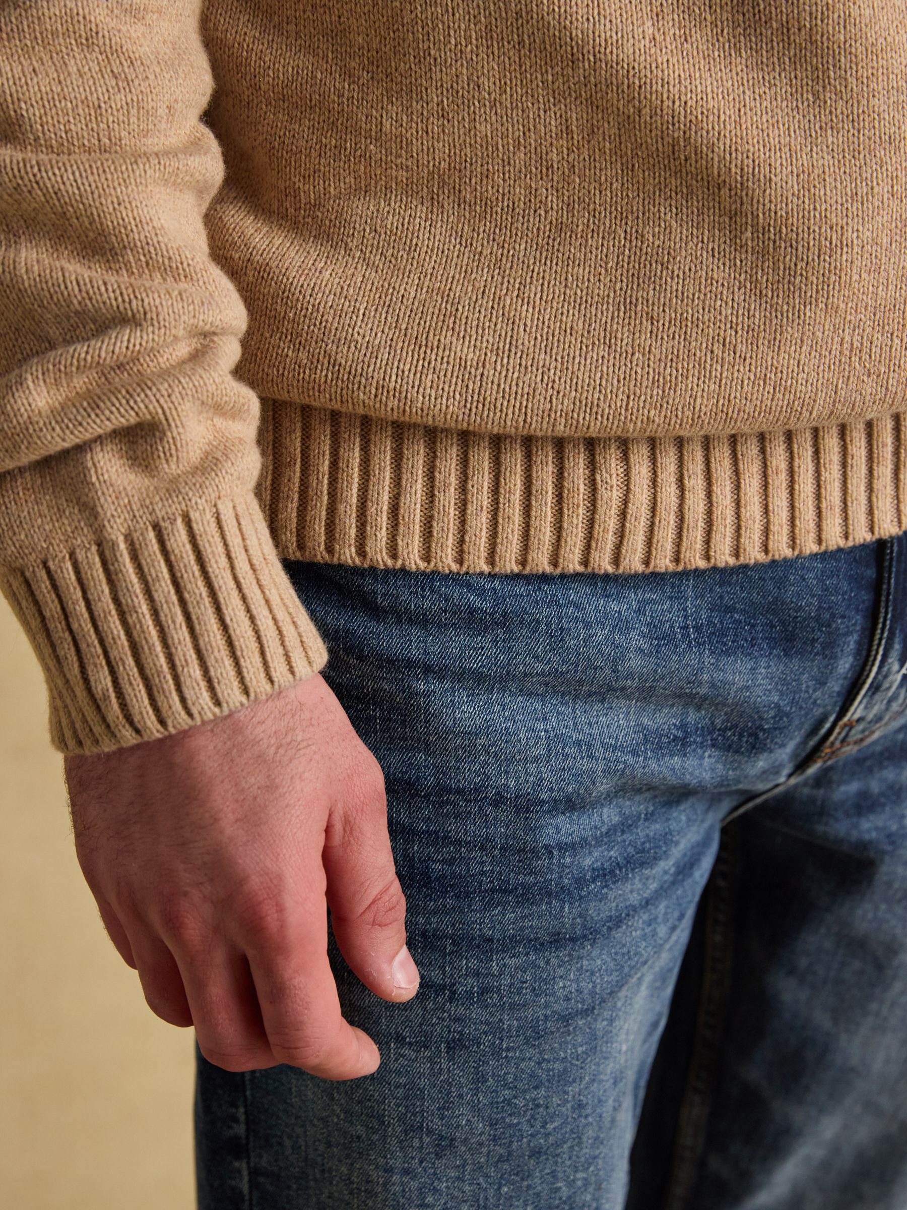 Unisex Oatmeal Irish Wolf Hound Jumper - Image 9 of 10