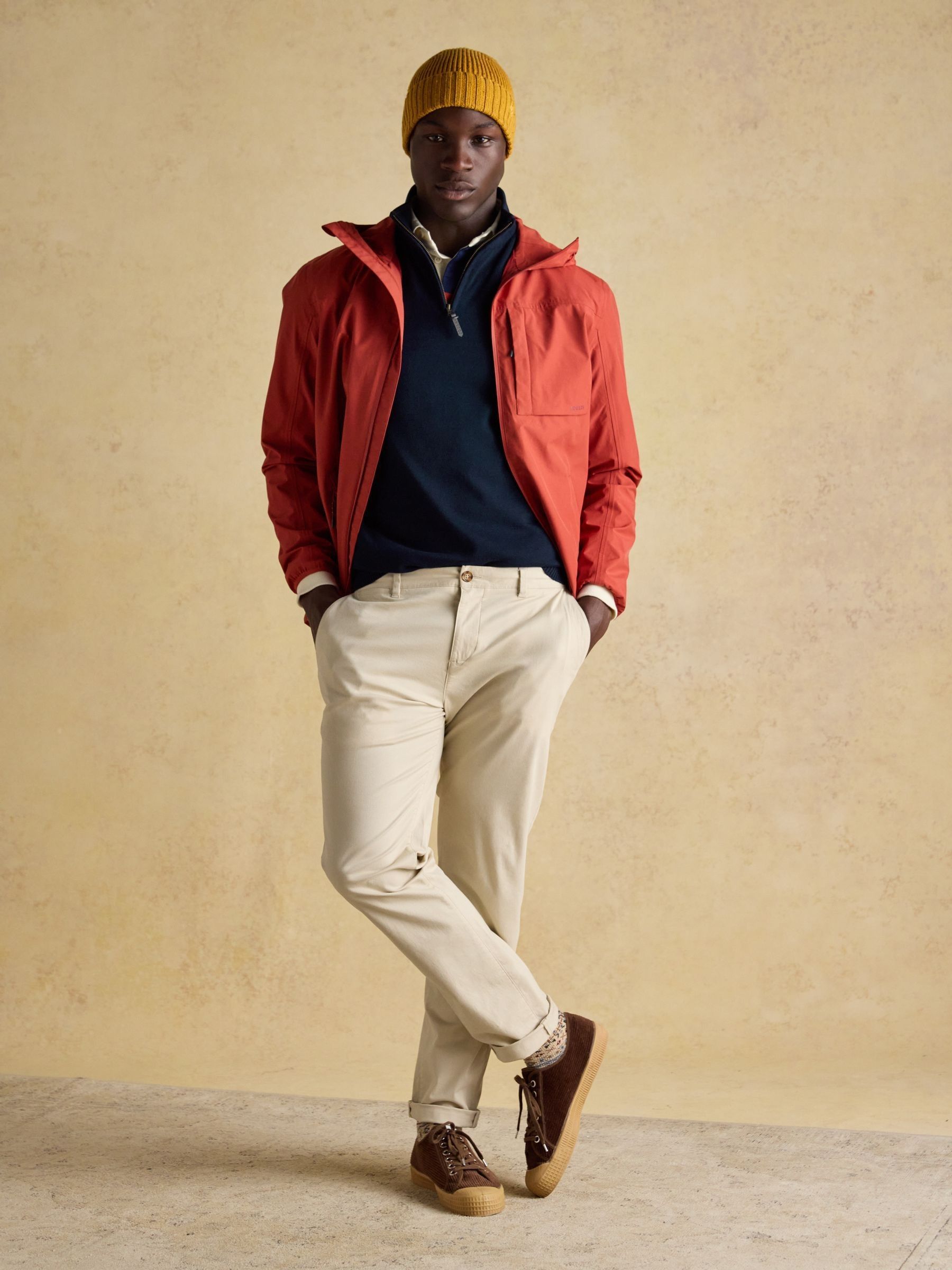 Hillside Navy Quarter Zip Knitted Tank Top - Image 7 of 8