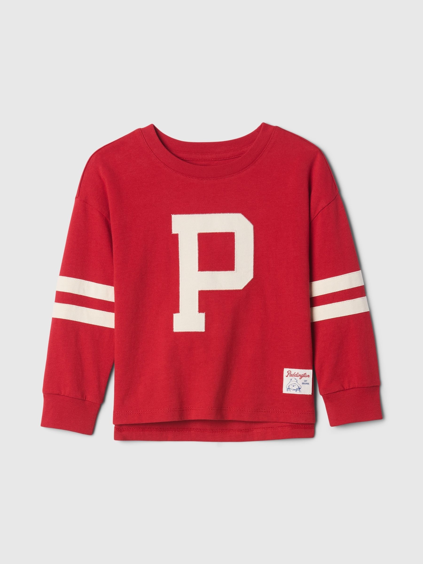 Red Paddington Graphic Long Sleeve Top (6mths-5yrs) - Image 1 of 3