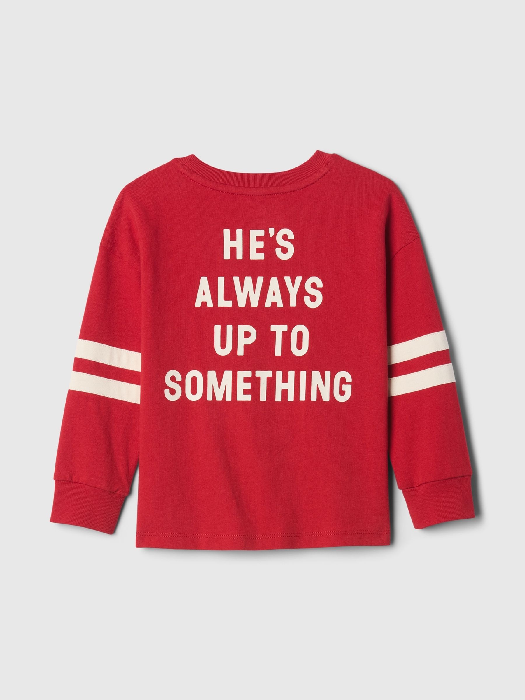 Red Paddington Graphic Long Sleeve Top (6mths-5yrs) - Image 2 of 3