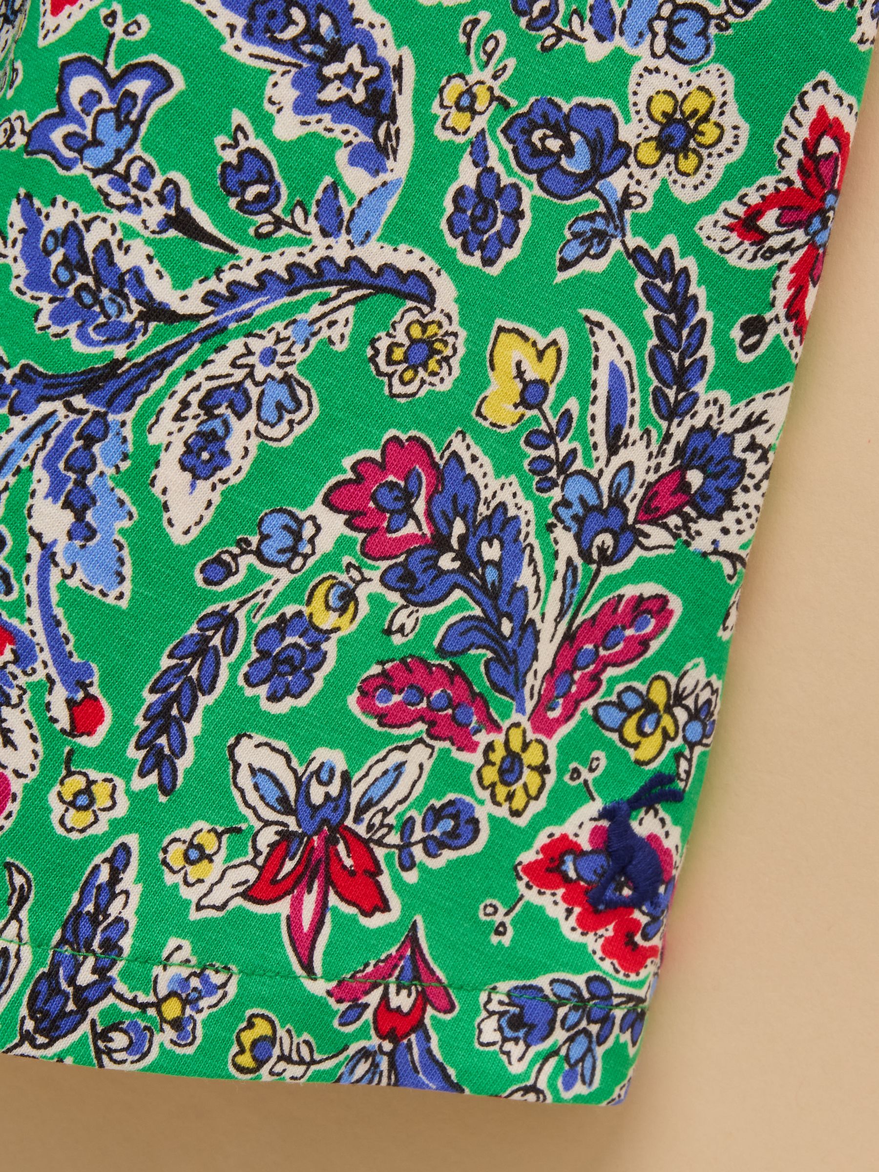 Butterfly Green & Pink Frill Sleeve Print Dress Two Pack - Image 7 of 9