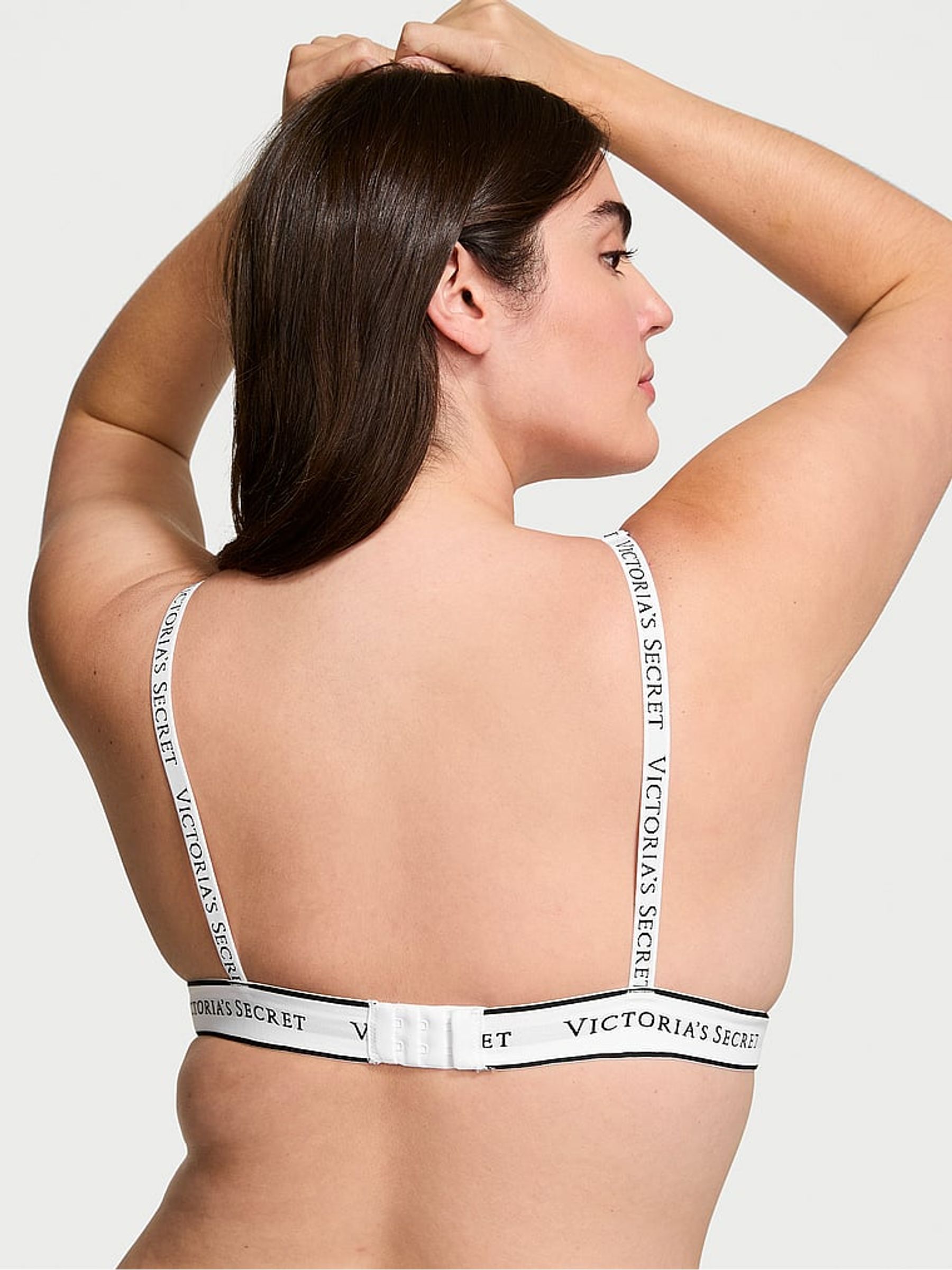 Black/White Logo Bralette - Image 2 of 3