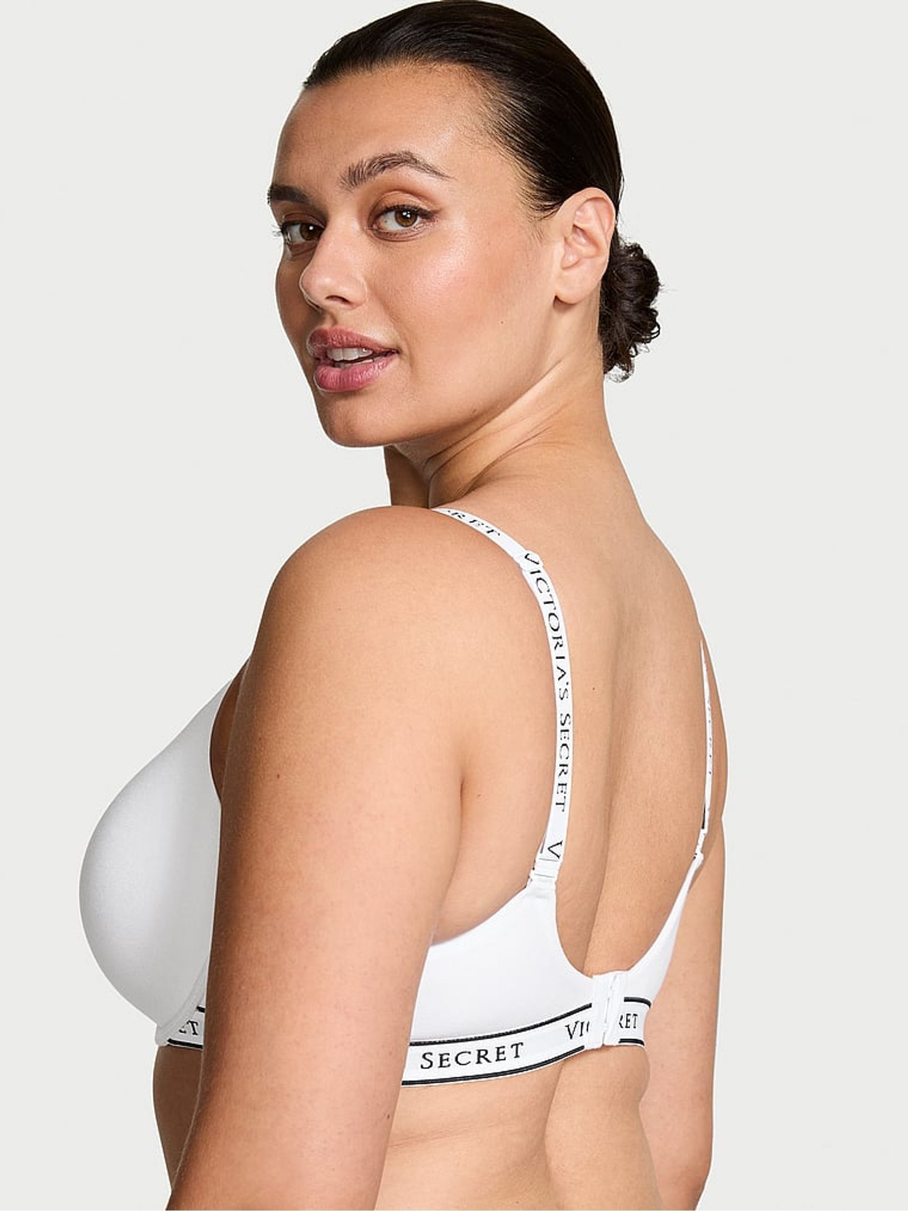 White Demi Lightly Lined Bra - Image 2 of 3