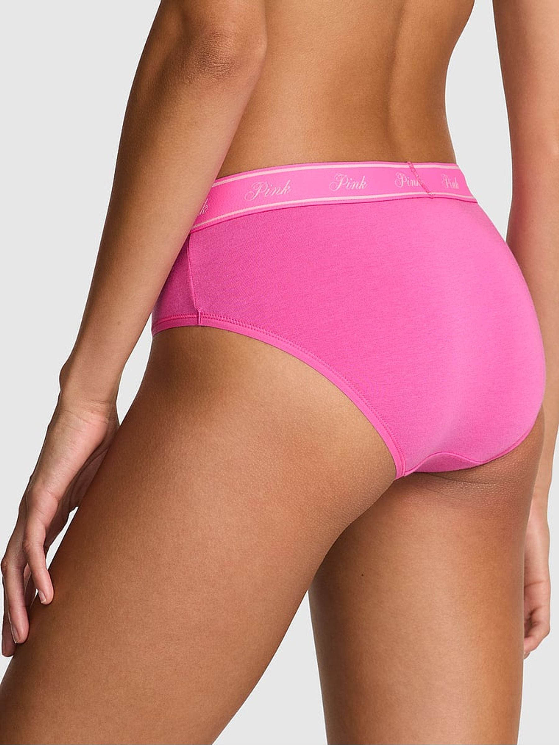 Pink Gossip Hipster Cotton Logo Knickers - Image 2 of 3