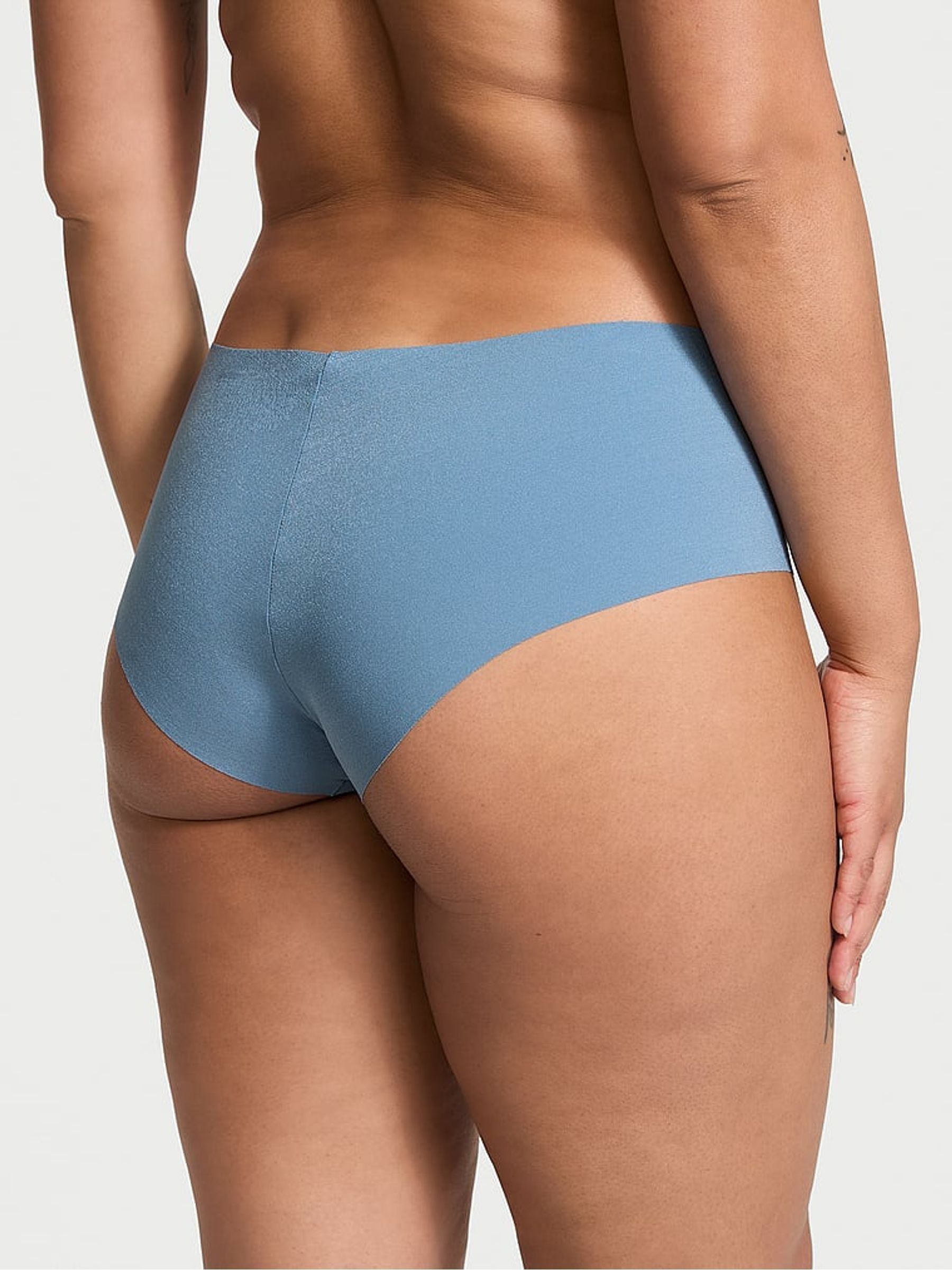 Faded Denim Blue Cheeky Knickers - Image 2 of 3