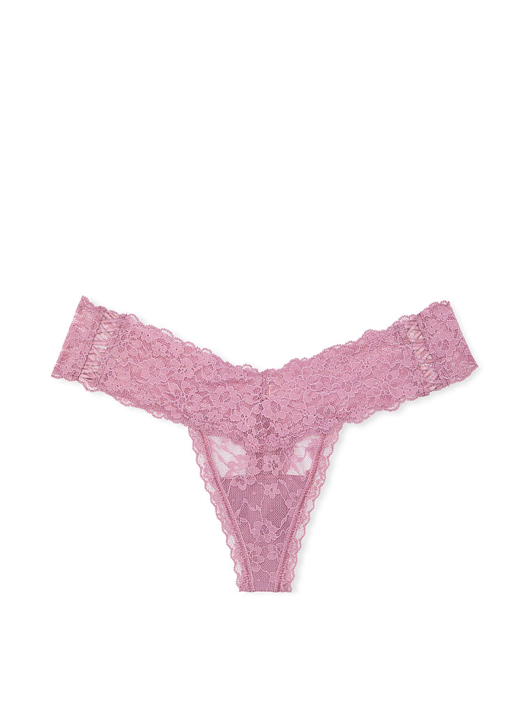Thistle Purple Thong Knickers - Image 3 of 3