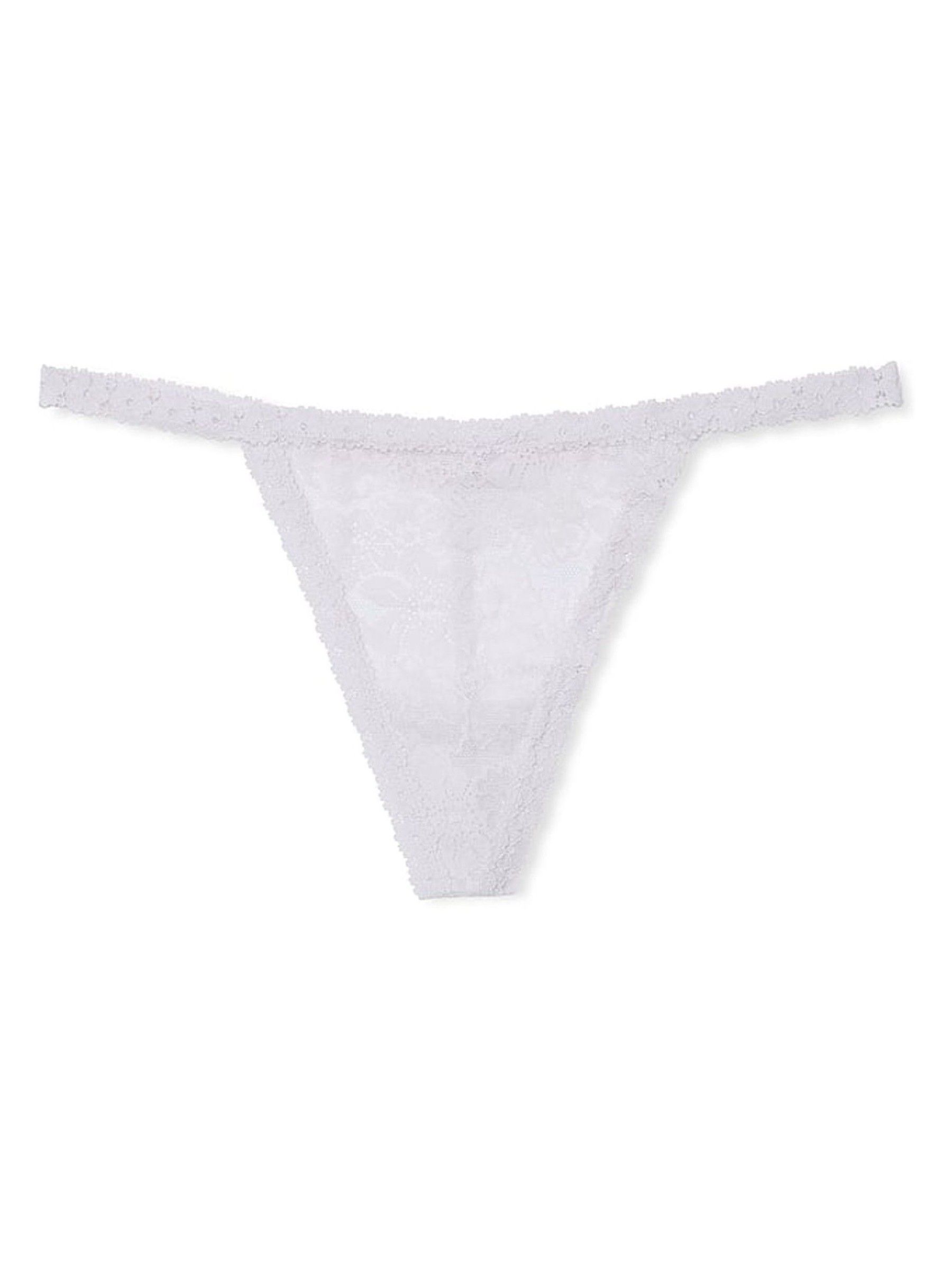 Purple Whisper G String Floral Lace Knickers - Image 3 of 3