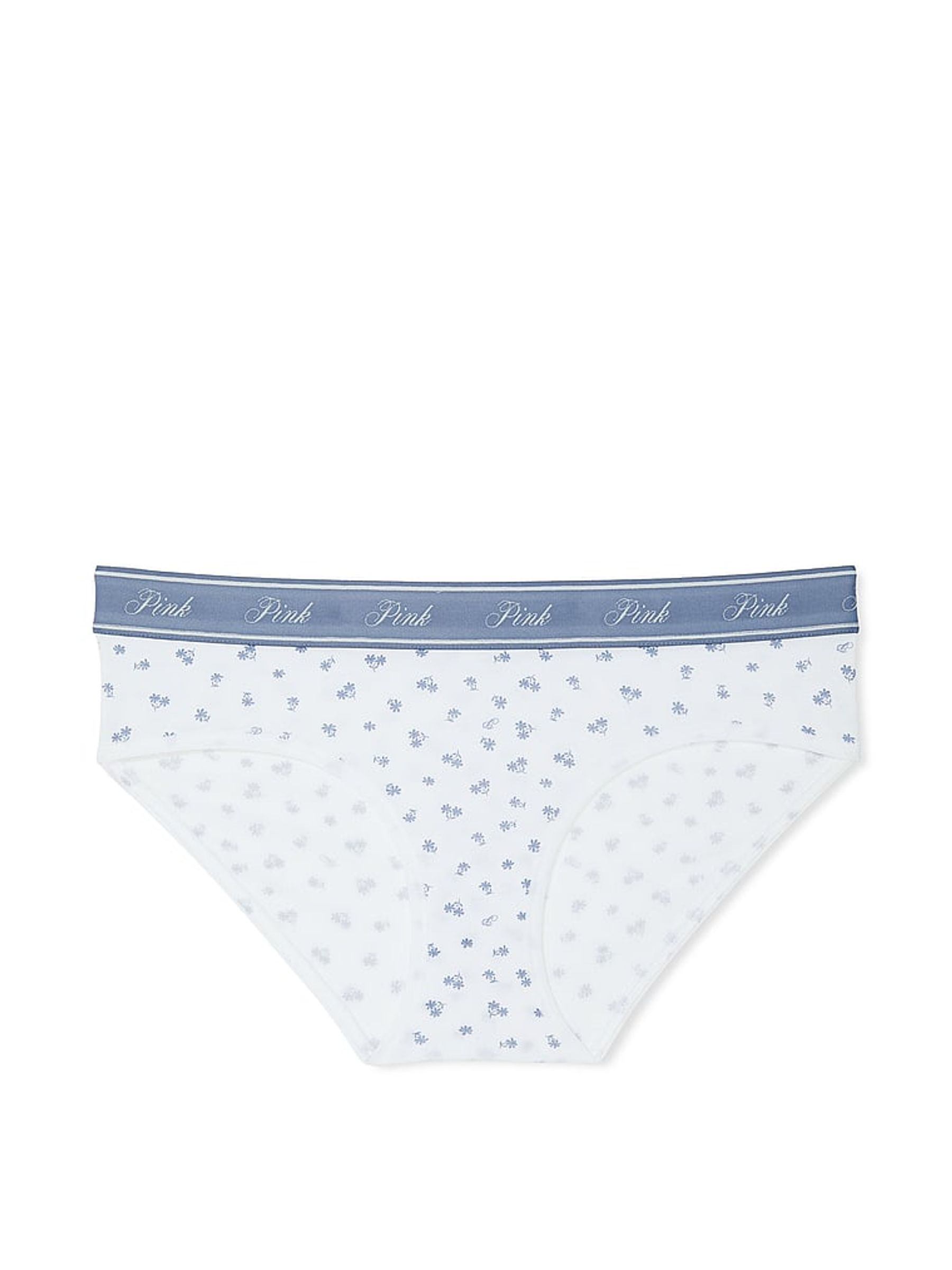 White Floral Hipster Cotton Logo Knickers - Image 3 of 3