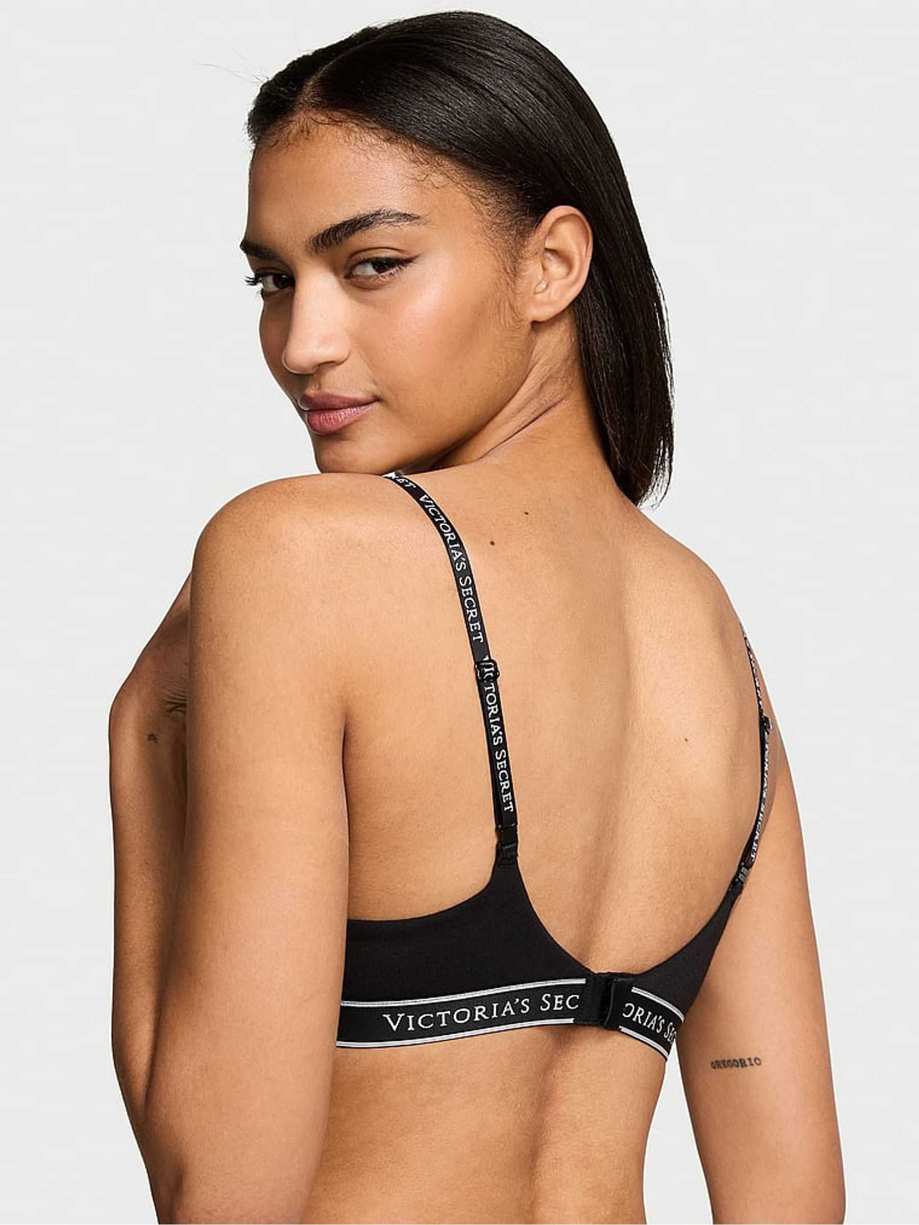 Black Demi Lightly Lined Bra - Image 2 of 2