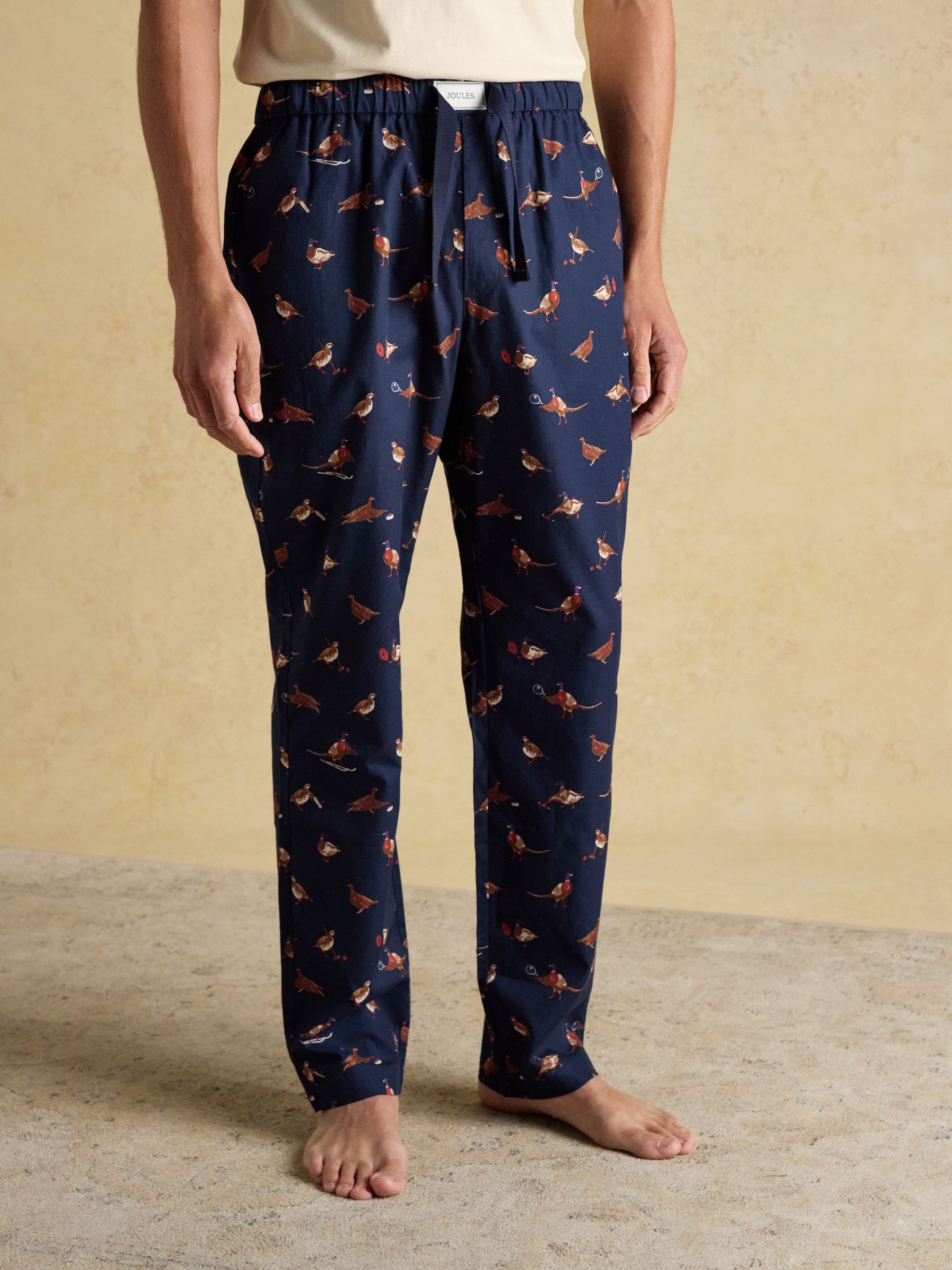 Dozer Navy Pyjama Bottoms - Image 1 of 8