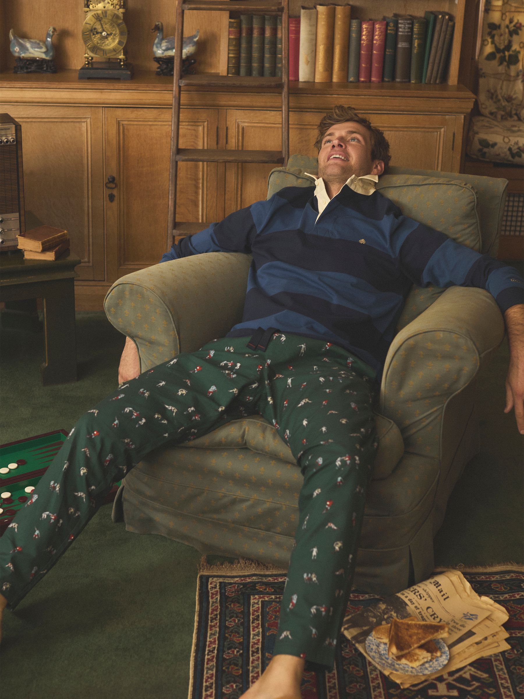 Dozer Green Pyjama Bottoms - Image 2 of 10 Dozer Green Pyjama Bottoms - Image 2 of 10