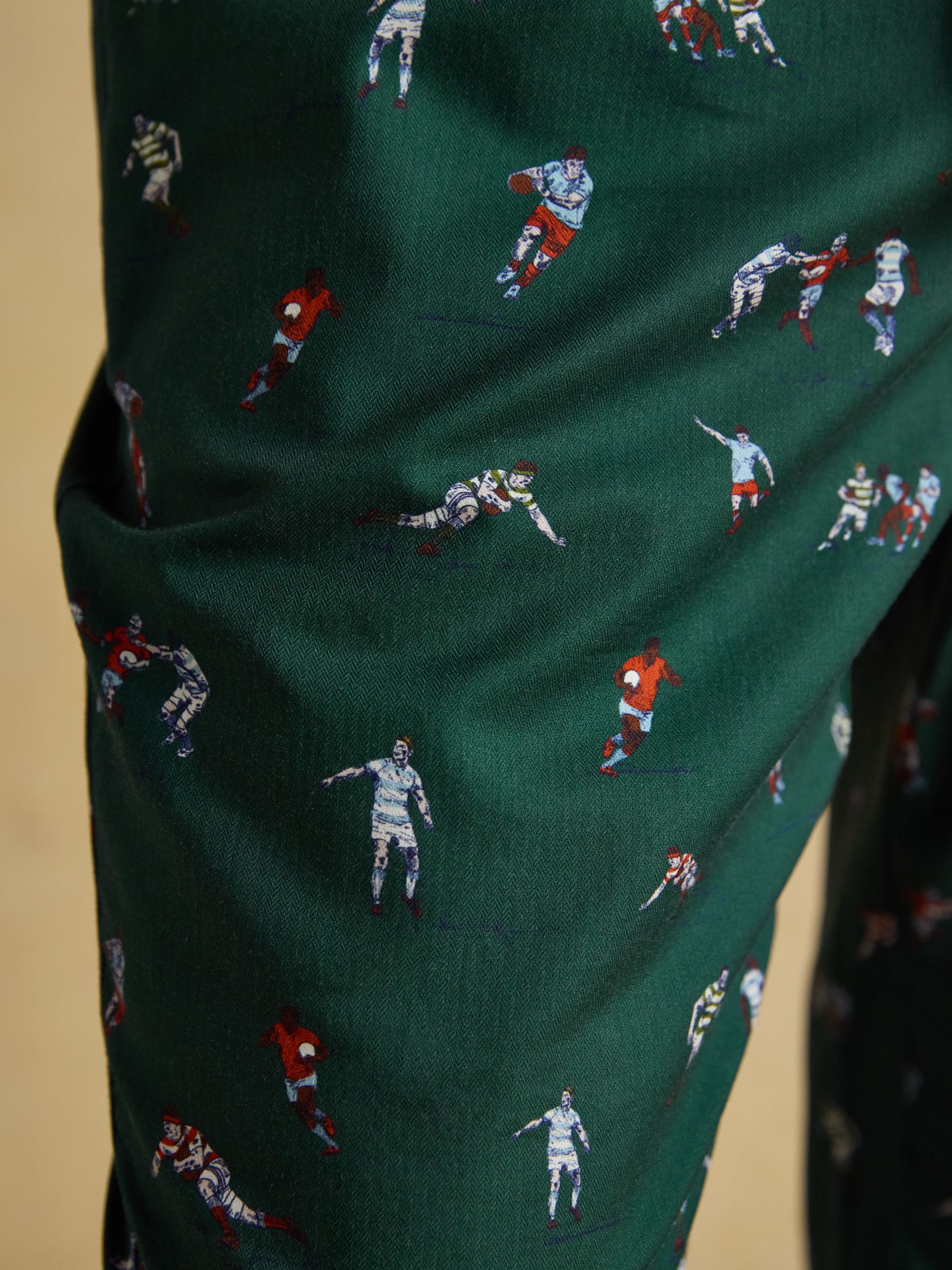 Dozer Green Pyjama Bottoms - Image 8 of 10