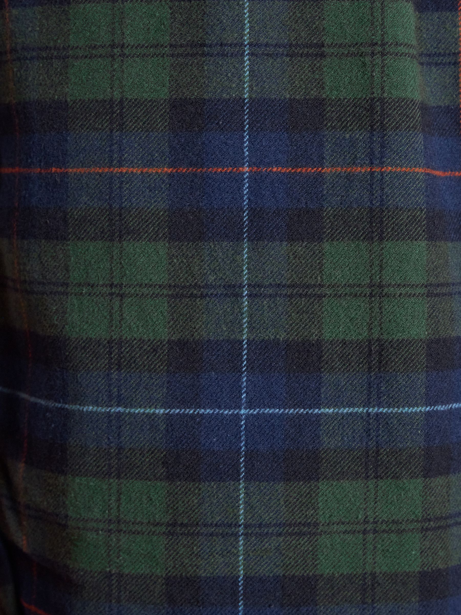 Dozer Check Green & Navy Pyjama Bottoms - Image 8 of 10