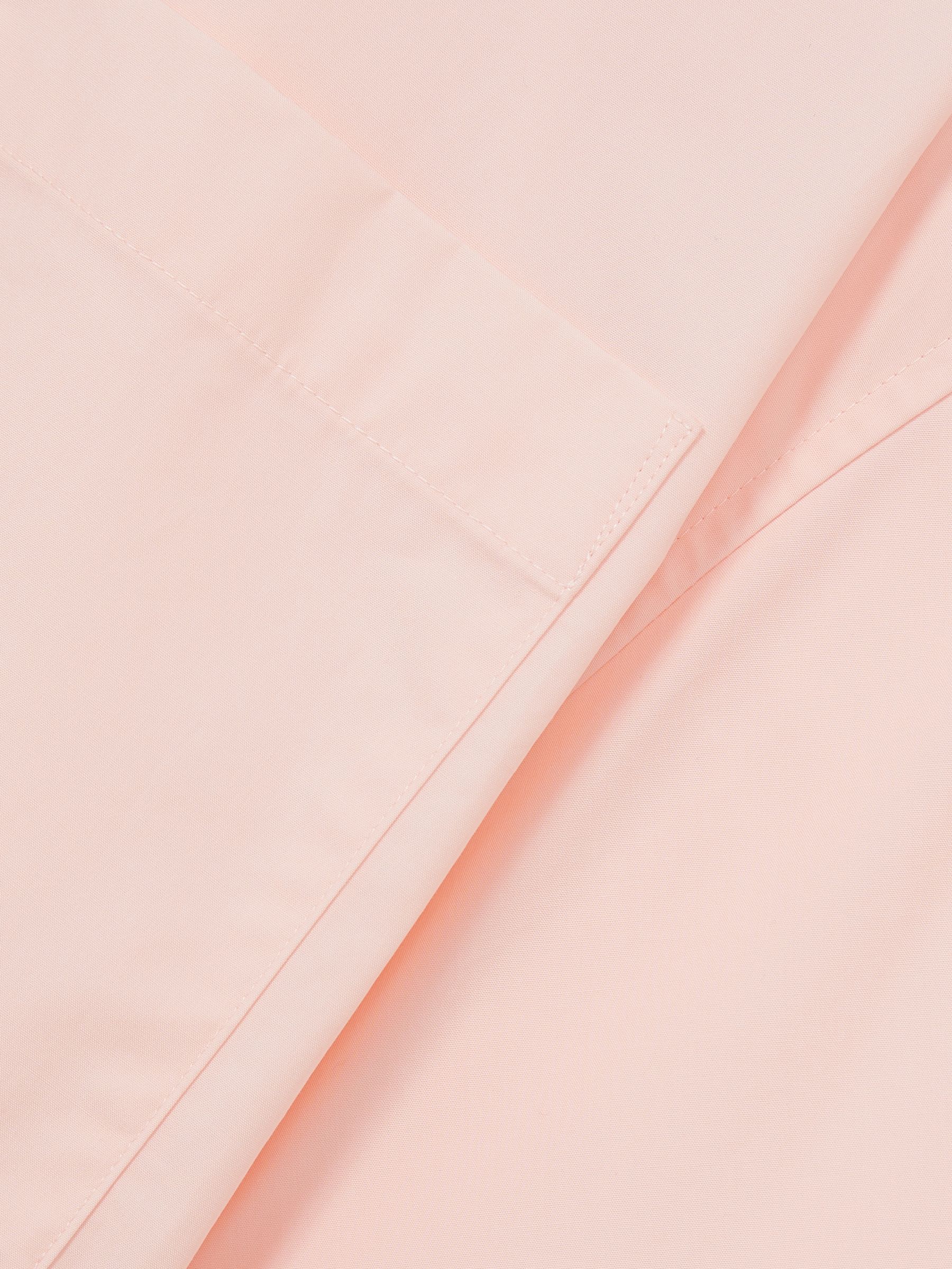 Cotton Short-Sleeve Shirt in Coral - image 5