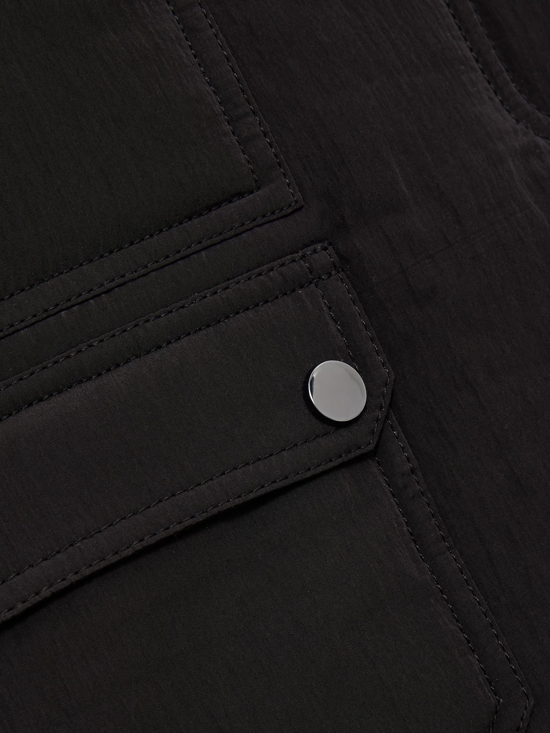 Quilted Mini Skirt in Black - Image 6 of 6