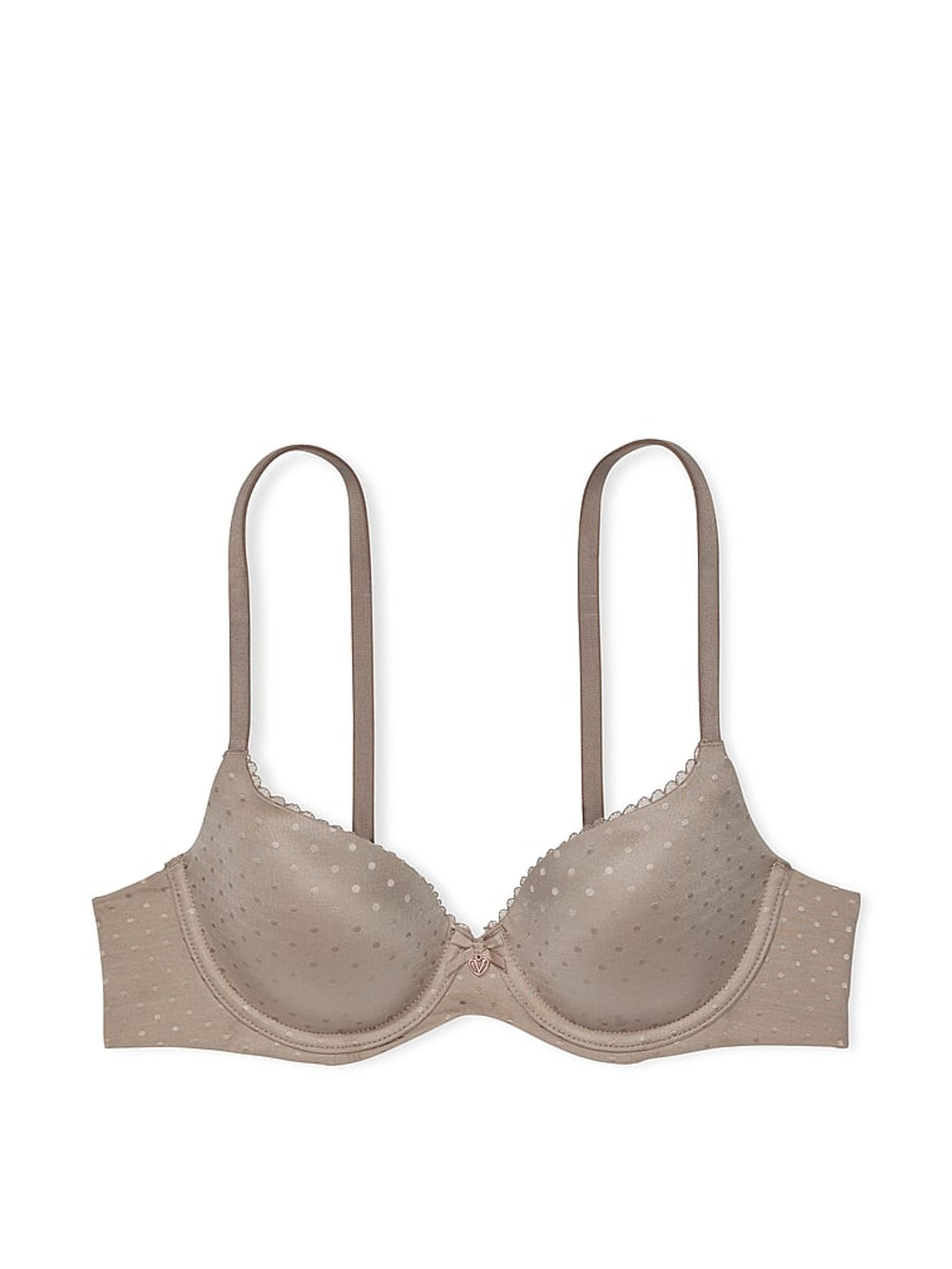 Turtledove Grey Lightly Lined Demi Bra - Image 3 of 3