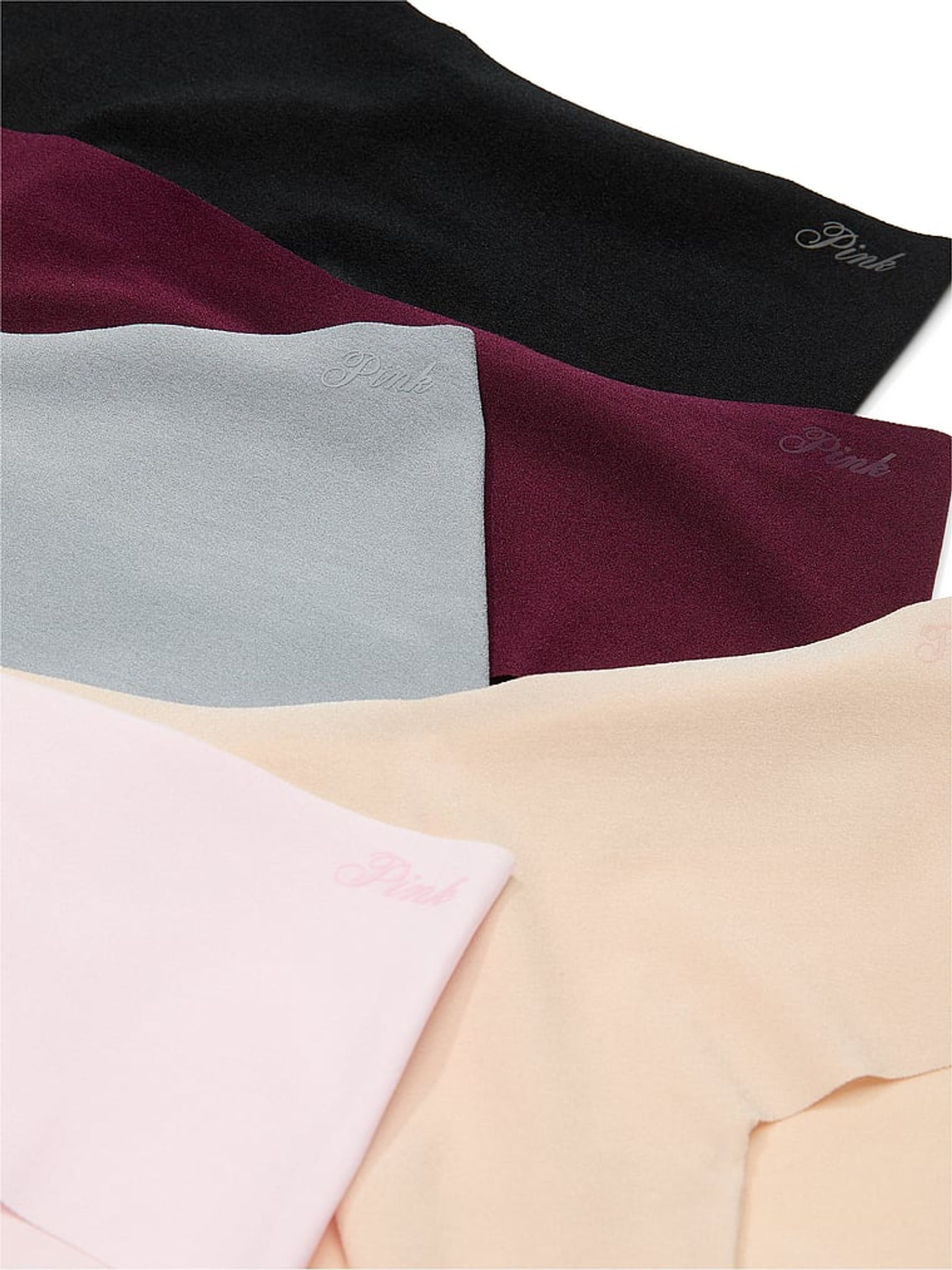 Grey/Black/Purple/Pink/Marzipan Hipster 5 Pack Knickers - Image 4 of 4