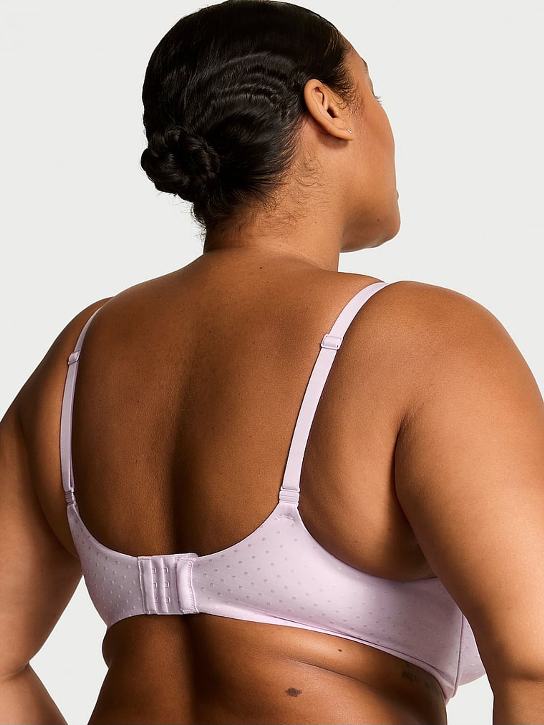 Delicate Violet Purple Lightly Lined Demi Bra - Image 2 of 3