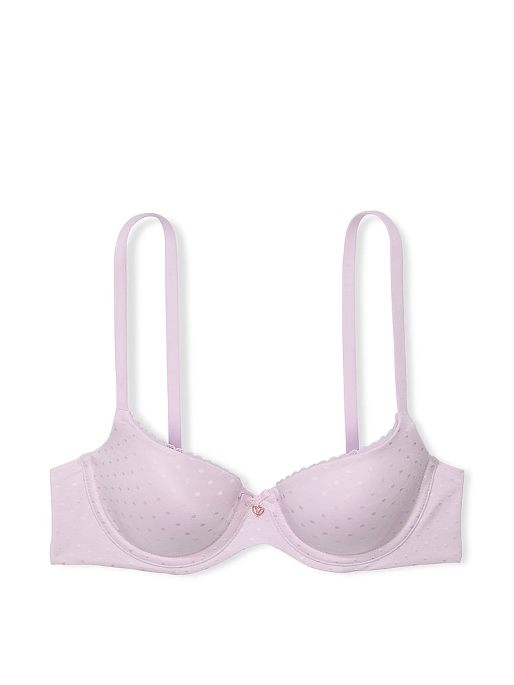 Delicate Violet Purple Lightly Lined Demi Bra - Image 3 of 3