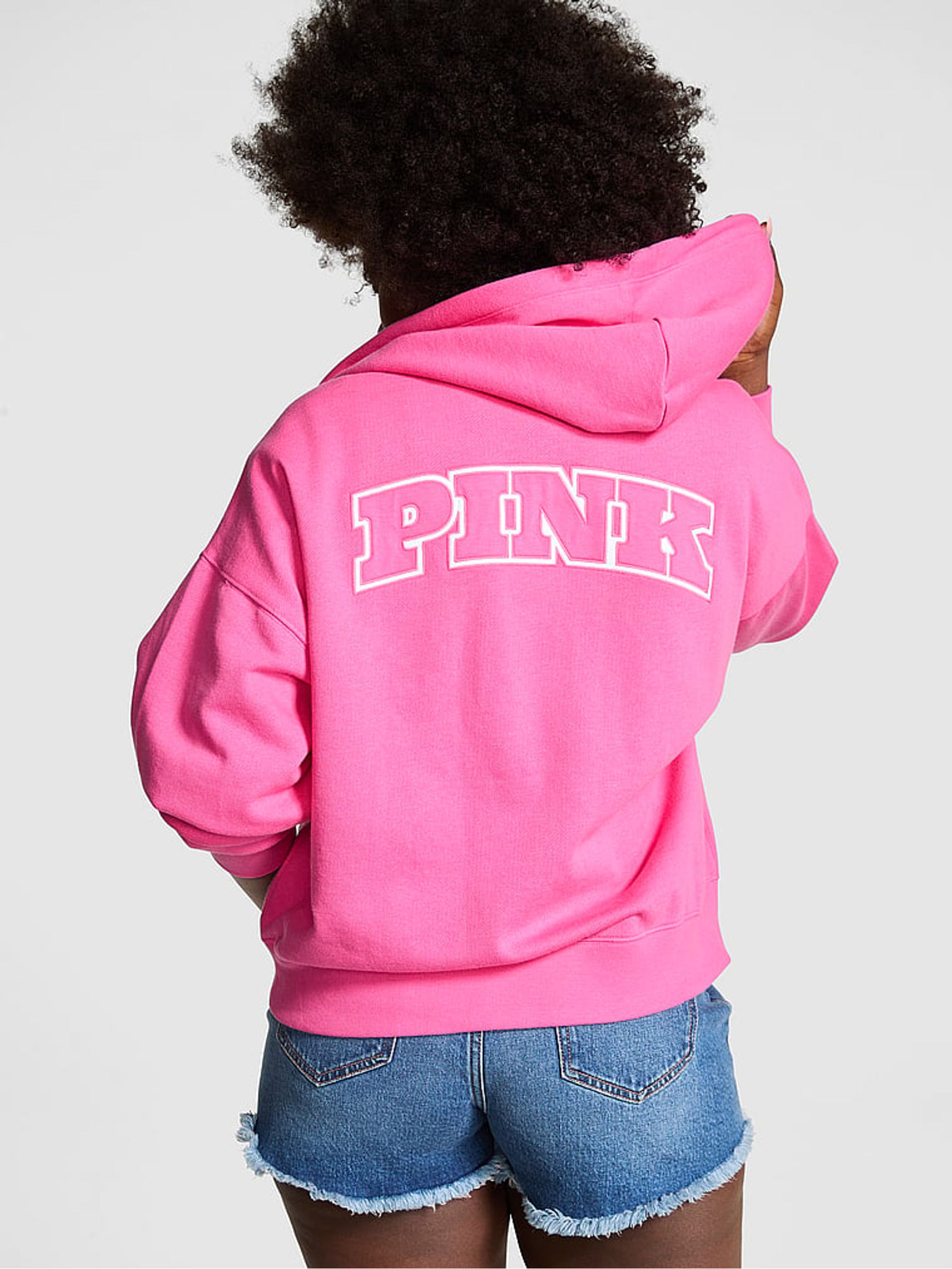 Pink Gossip Zip Up Hoodie - Image 2 of 4