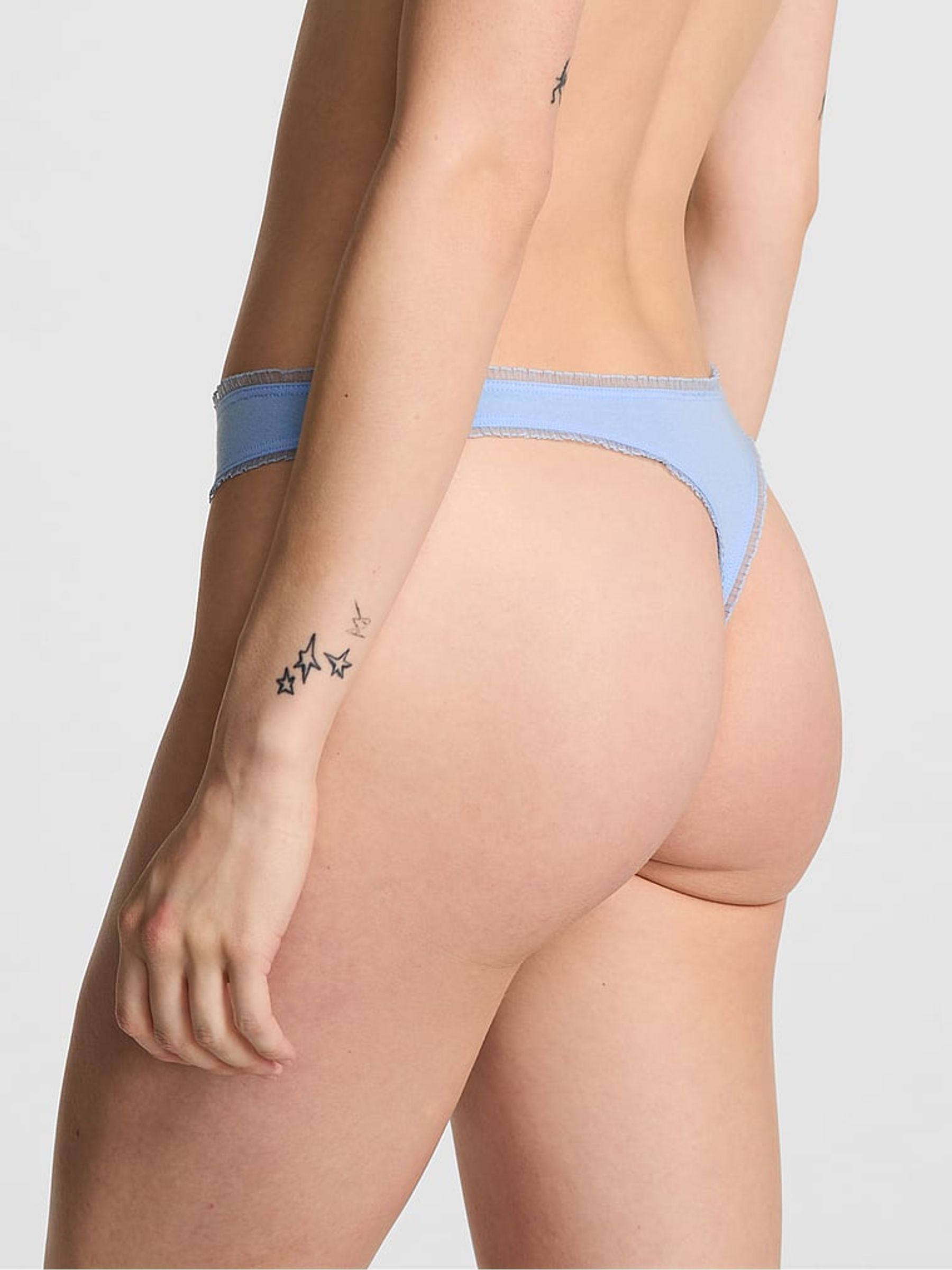 Blue Dancer Thong Cotton Knickers - Image 2 of 2