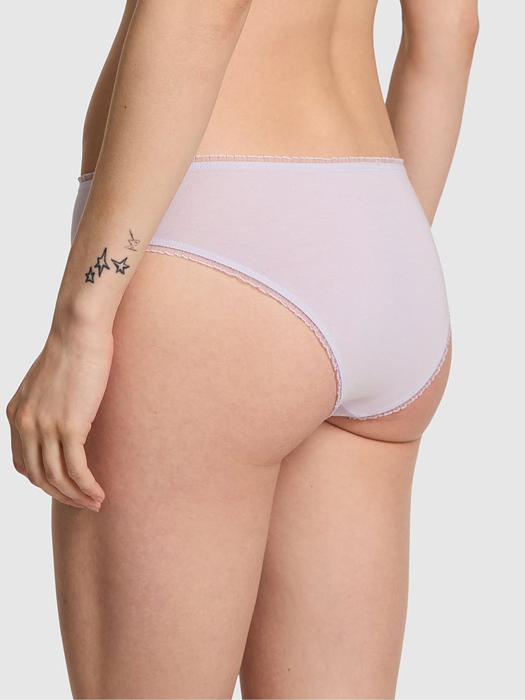 Purple Whisper Cheeky Cotton Knickers - Image 2 of 3