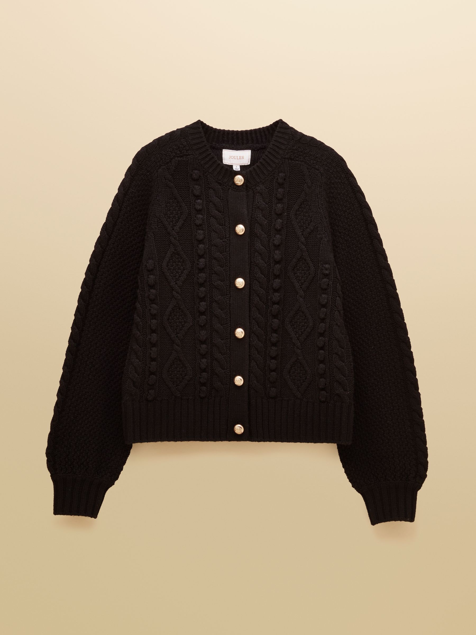 Rafferty Black Cable Knit Cardigan - Image 8 of 8 Rafferty Black Cable Knit Cardigan - Image 8 of 8